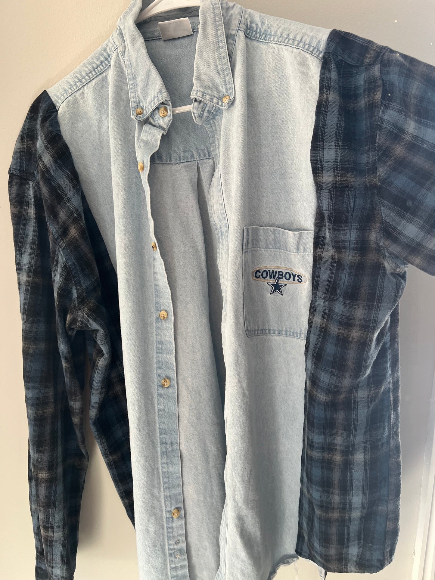 Cowboys Denim Flannel