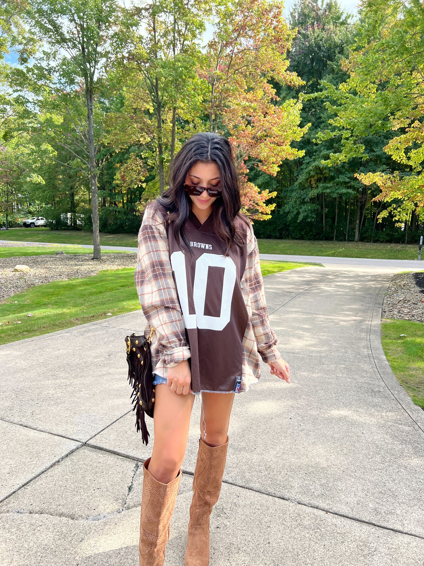 #10 BROWNS JERSEY X FLANNEL