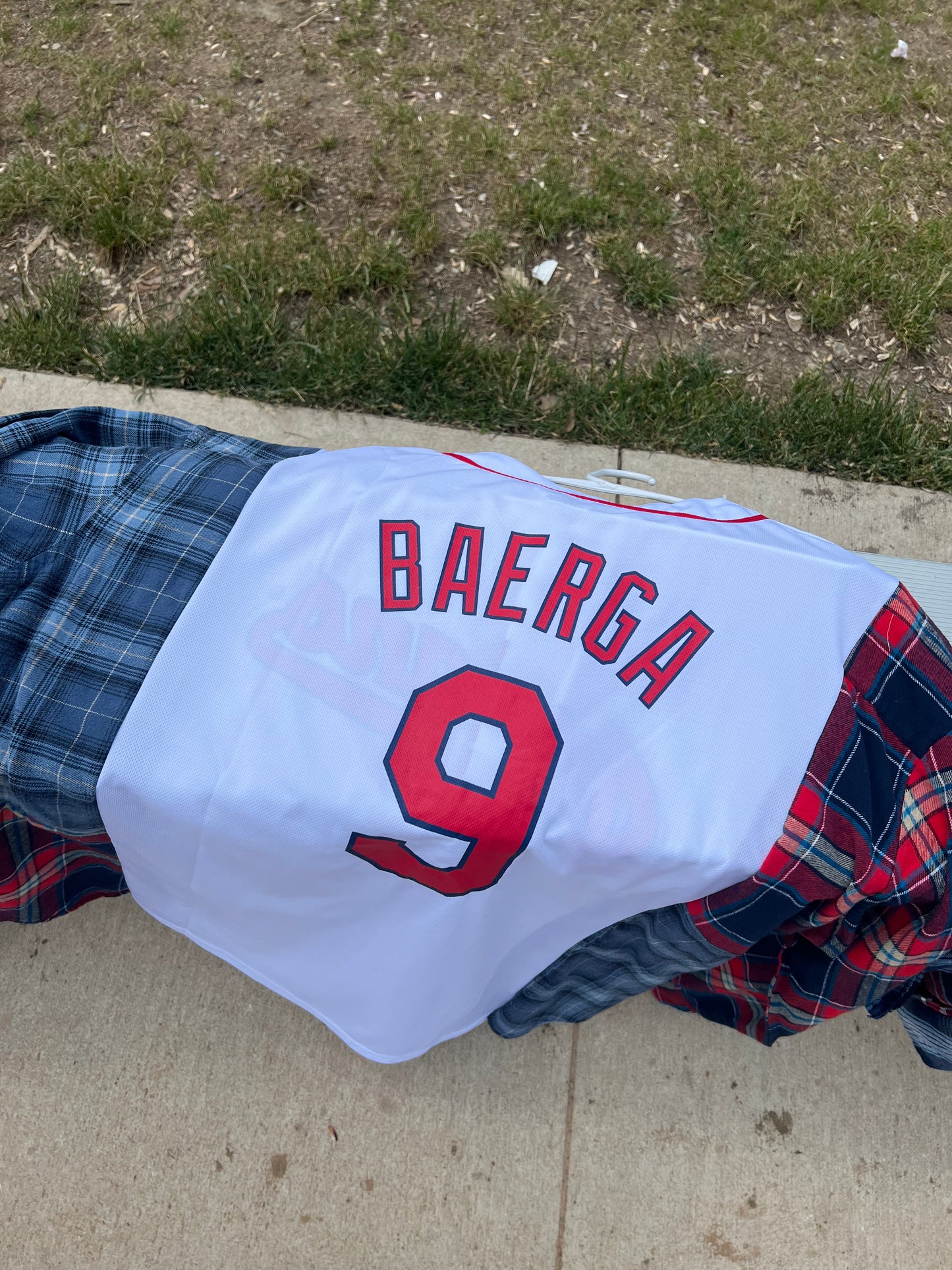 Baerga #9 Patchwork Jersey Flannel