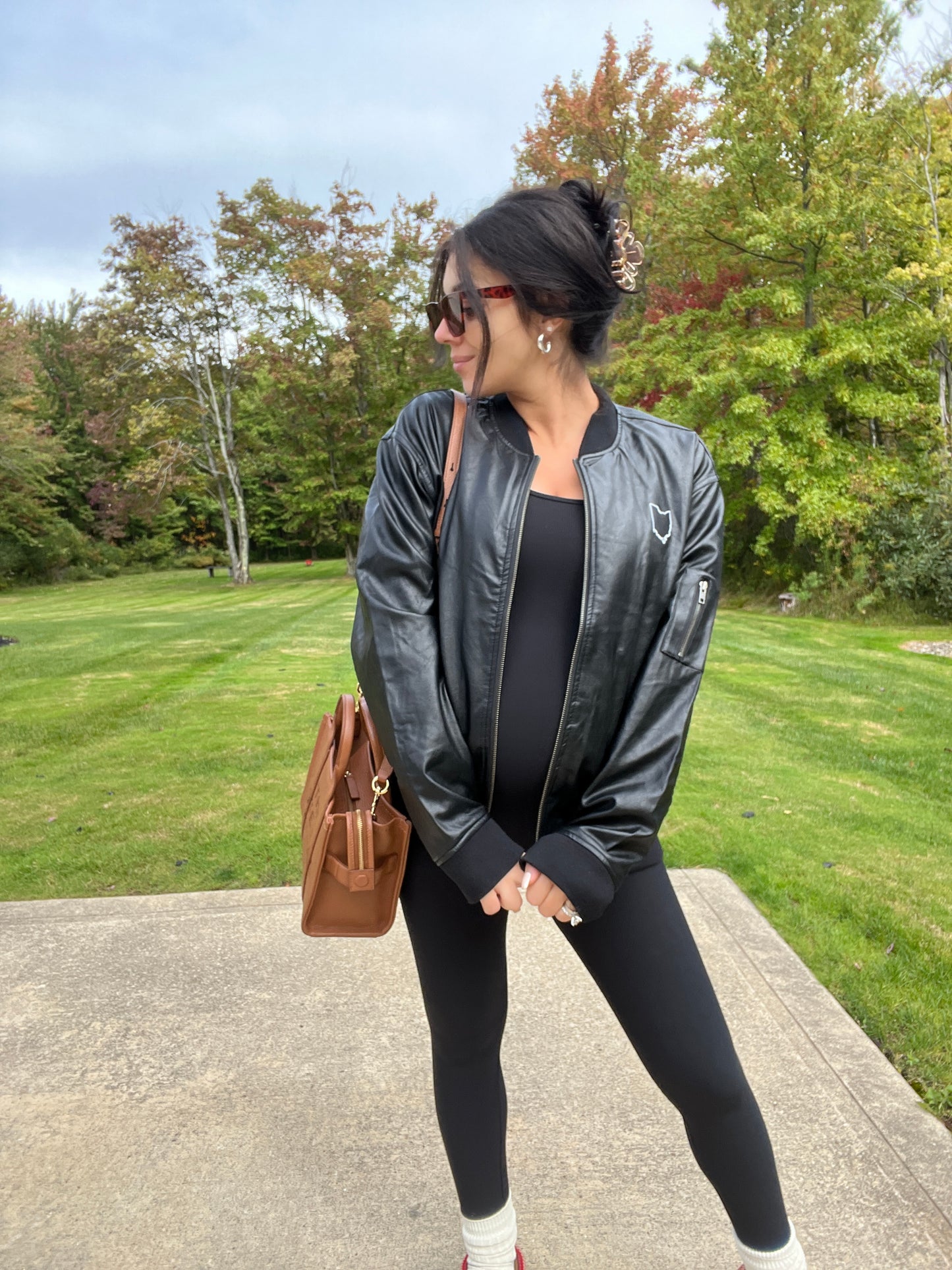 Cleveland Everyday Leather Bomber Jacket