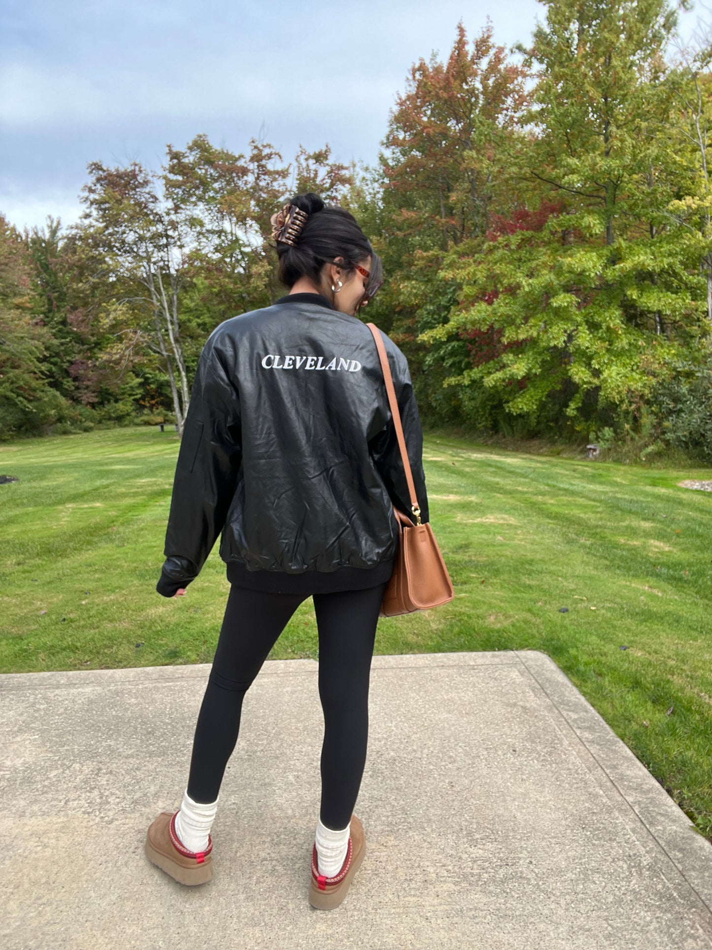 Cleveland Everyday Leather Bomber Jacket