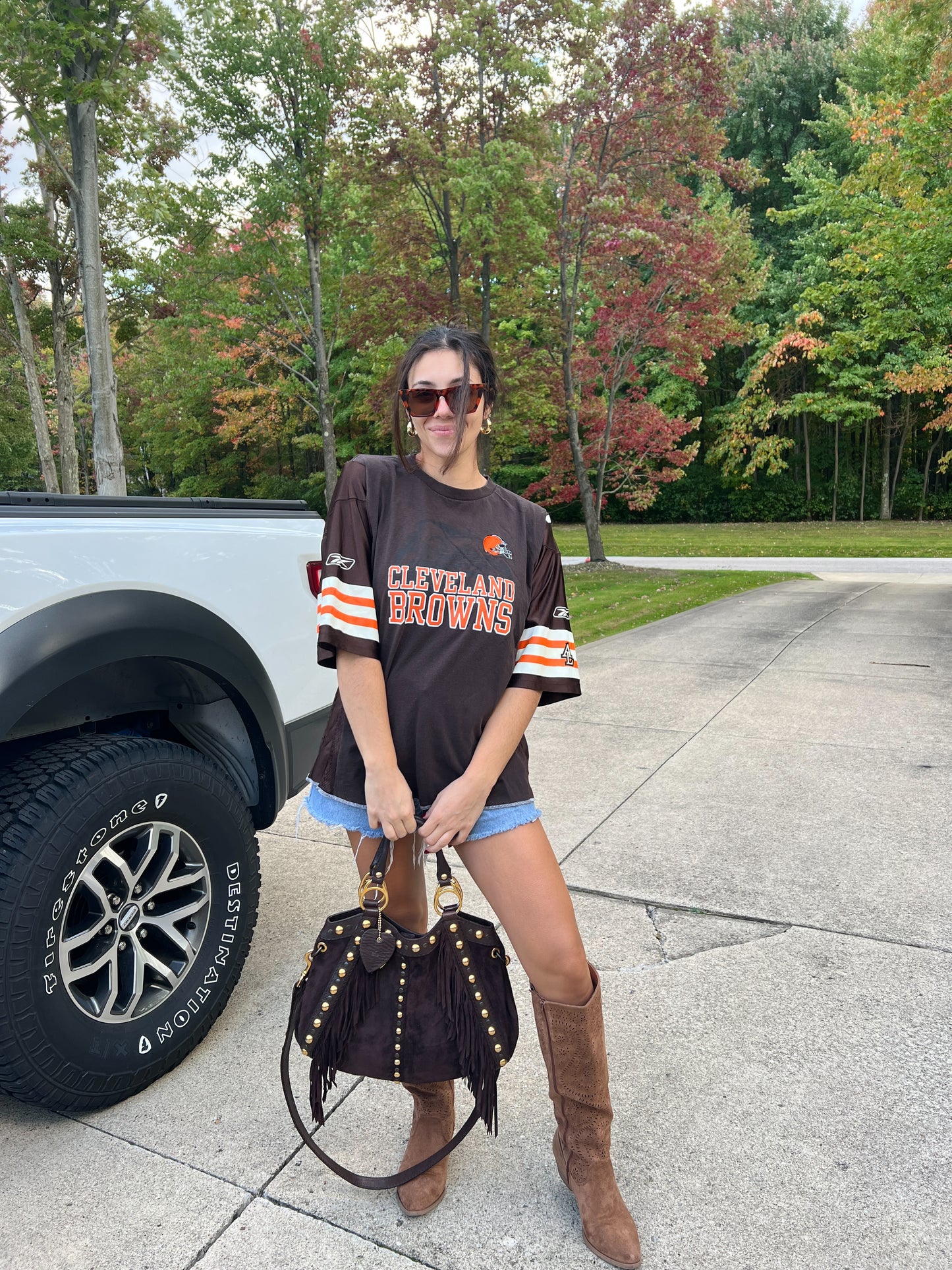 Brown Jersey Tee