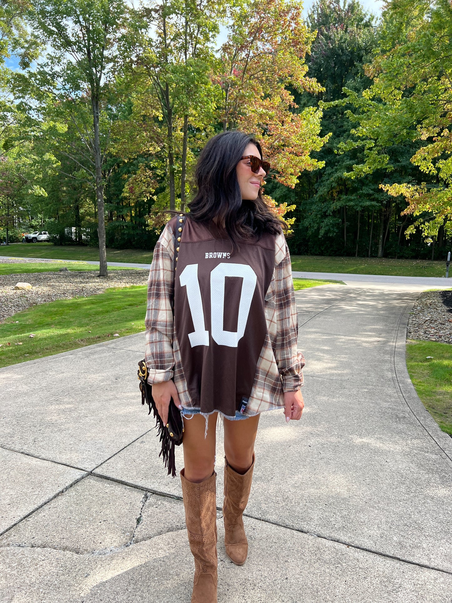 #10 BROWNS JERSEY X FLANNEL
