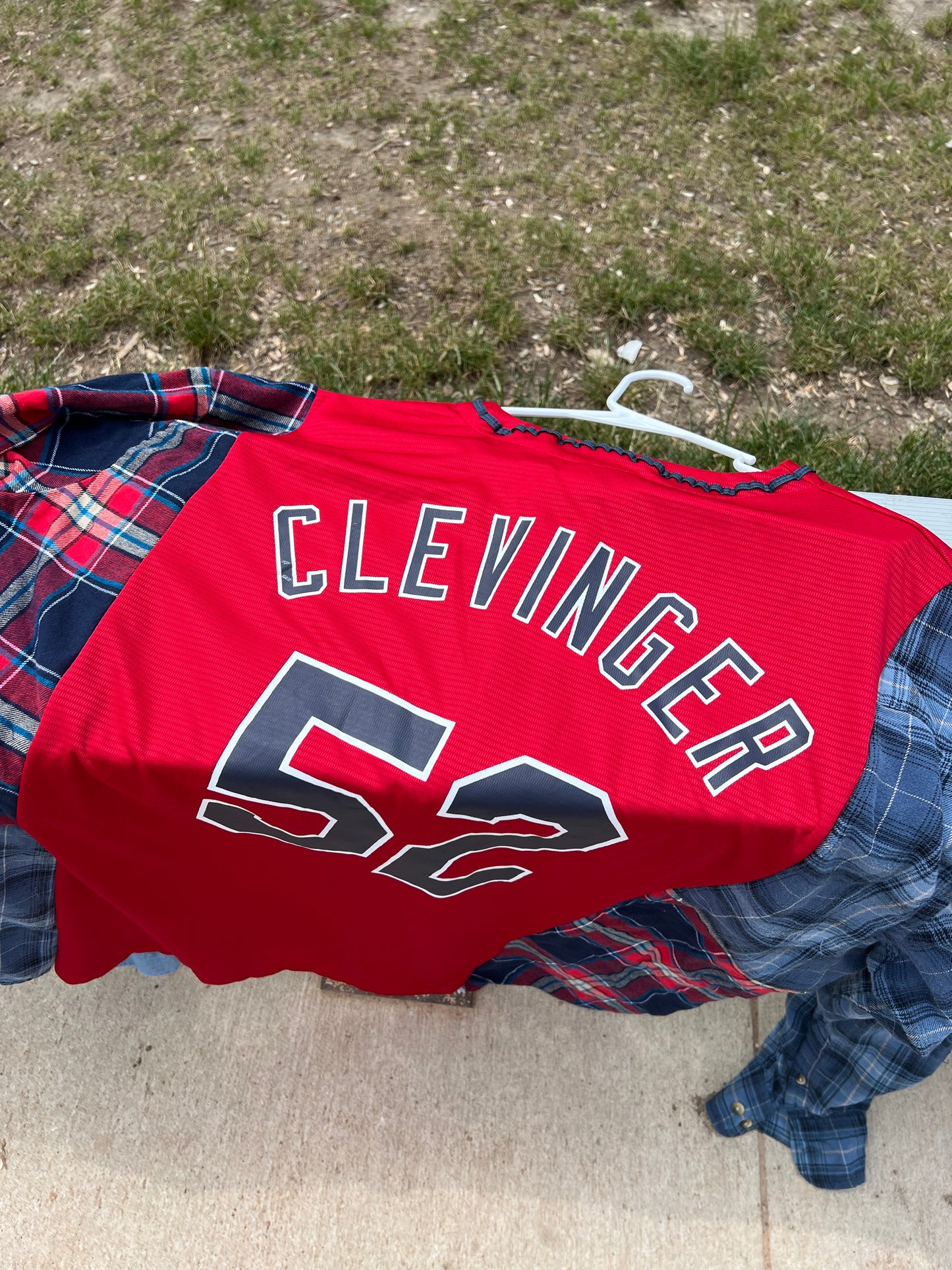 Clevinger #52 Patchwork Jersey Flannel