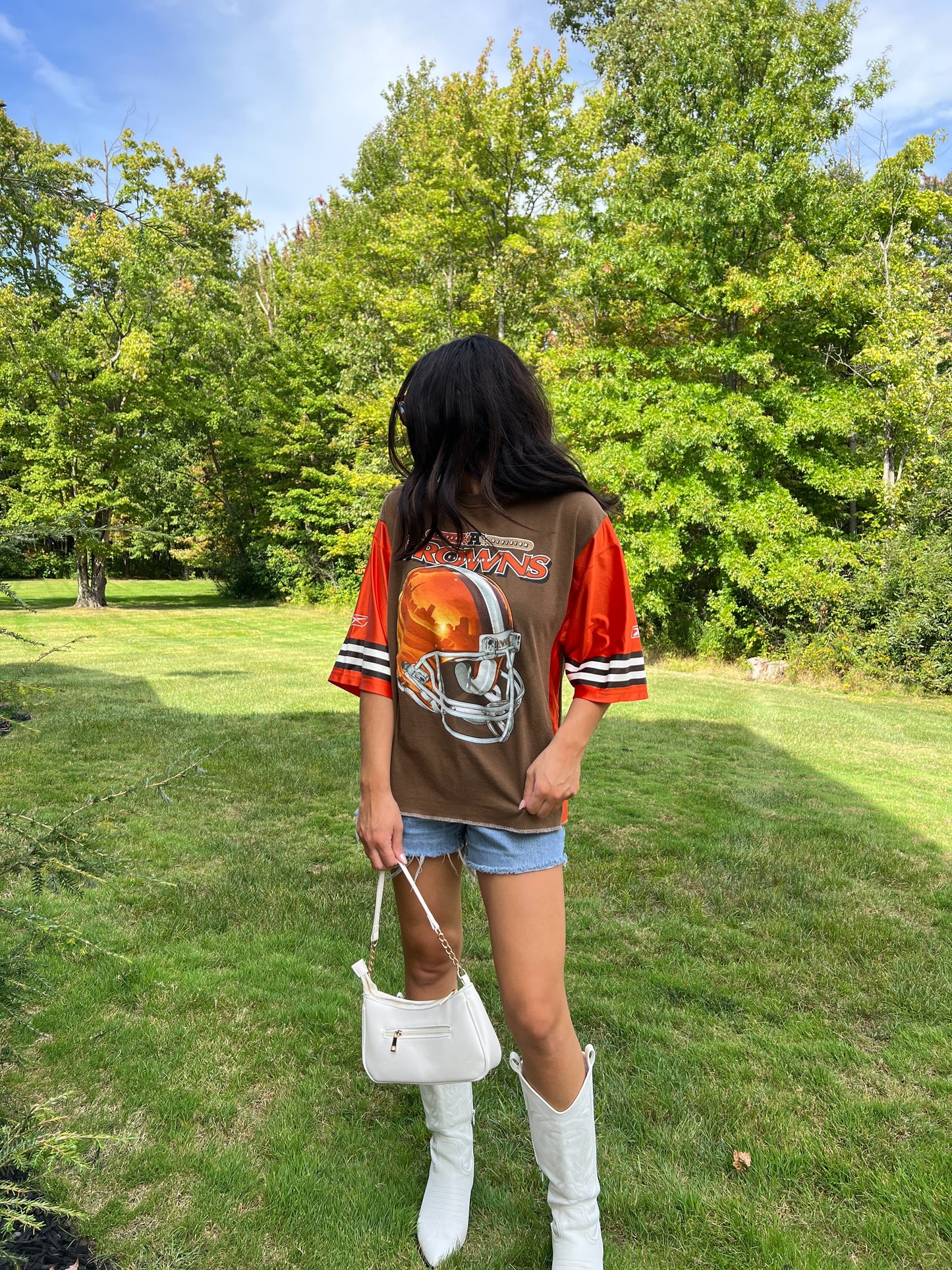 Brown/Orange Jersey Tee