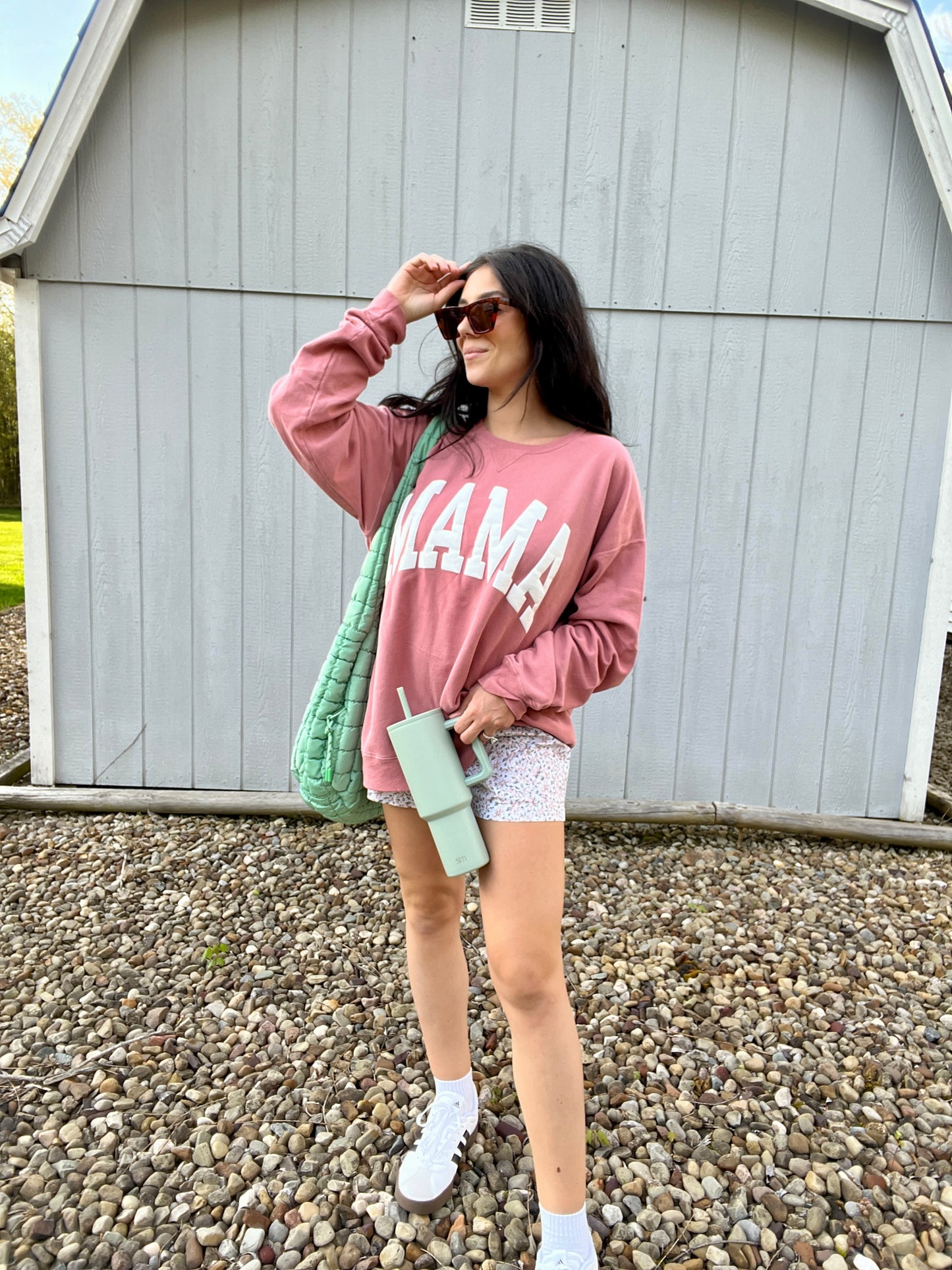 Mama Crewneck- Mauve