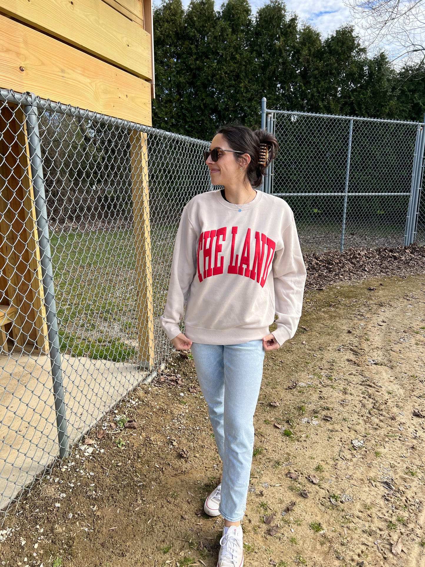 The Land Crewneck- Ivory