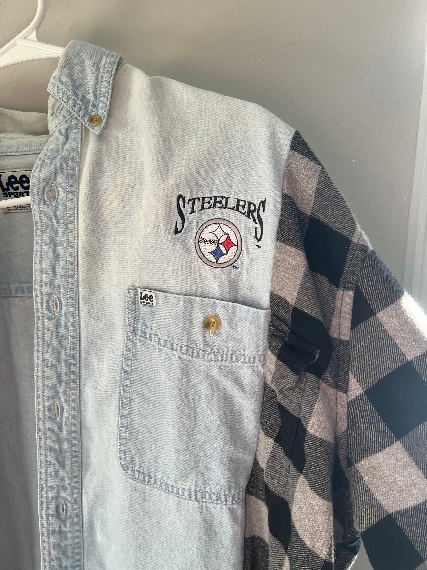 Steelers Denim Flannel