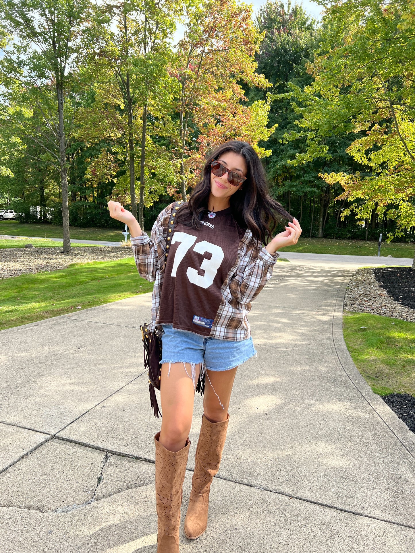 #73 BROWNS JERSEY X FLANNEL