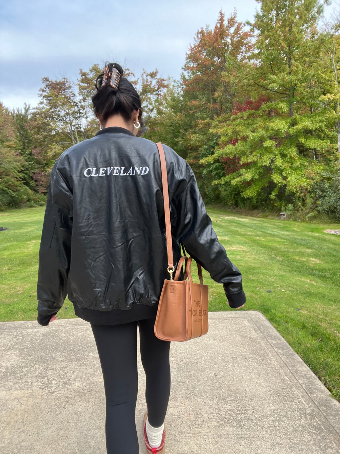 Cleveland Everyday Leather Bomber Jacket