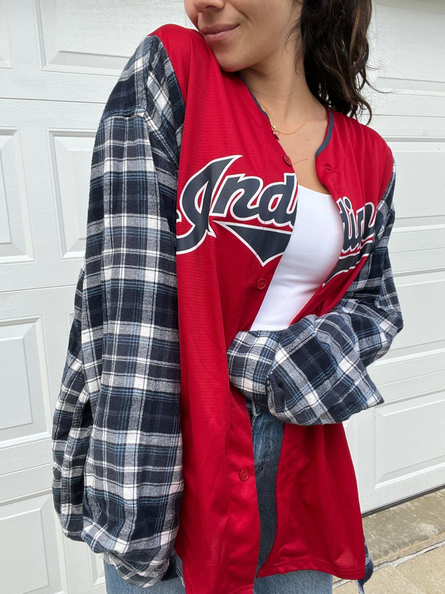 INDIANS JERSEY FLANNEL- Mercado