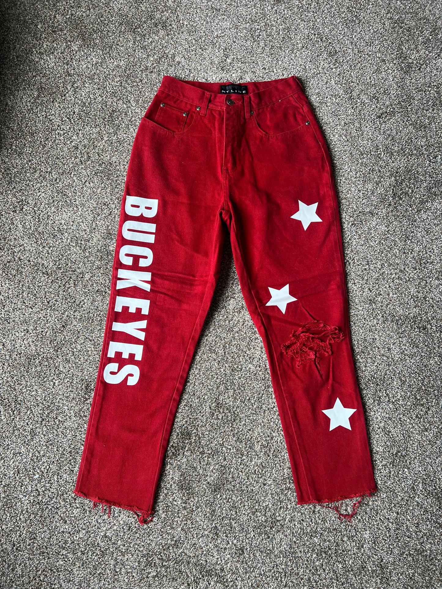 Story Sale Buckeyes High Waisted Jeans
