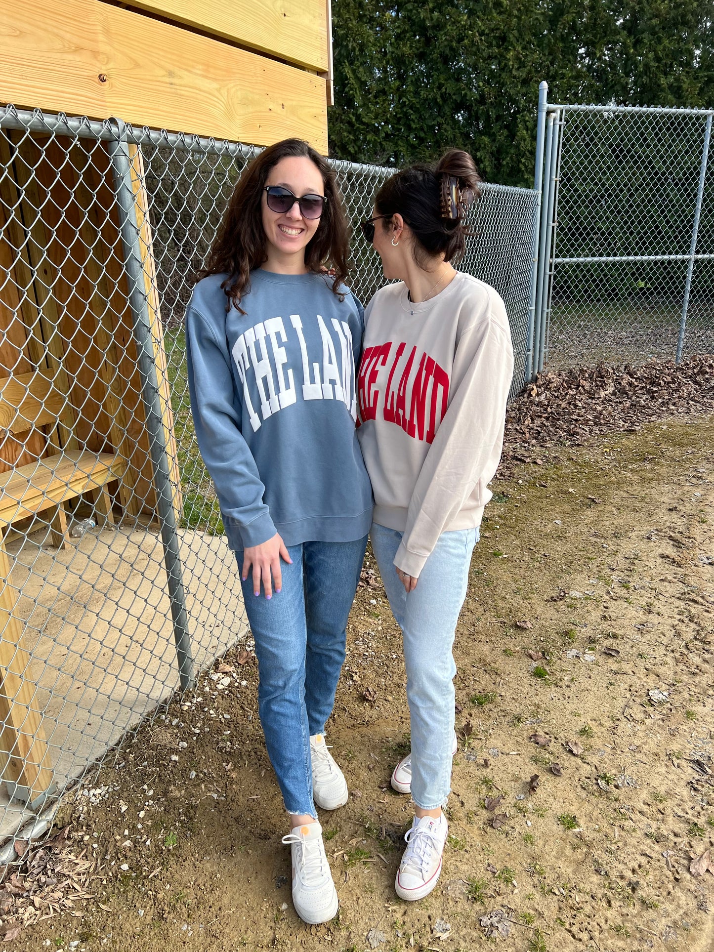 The Land Crewneck- Slate Blue