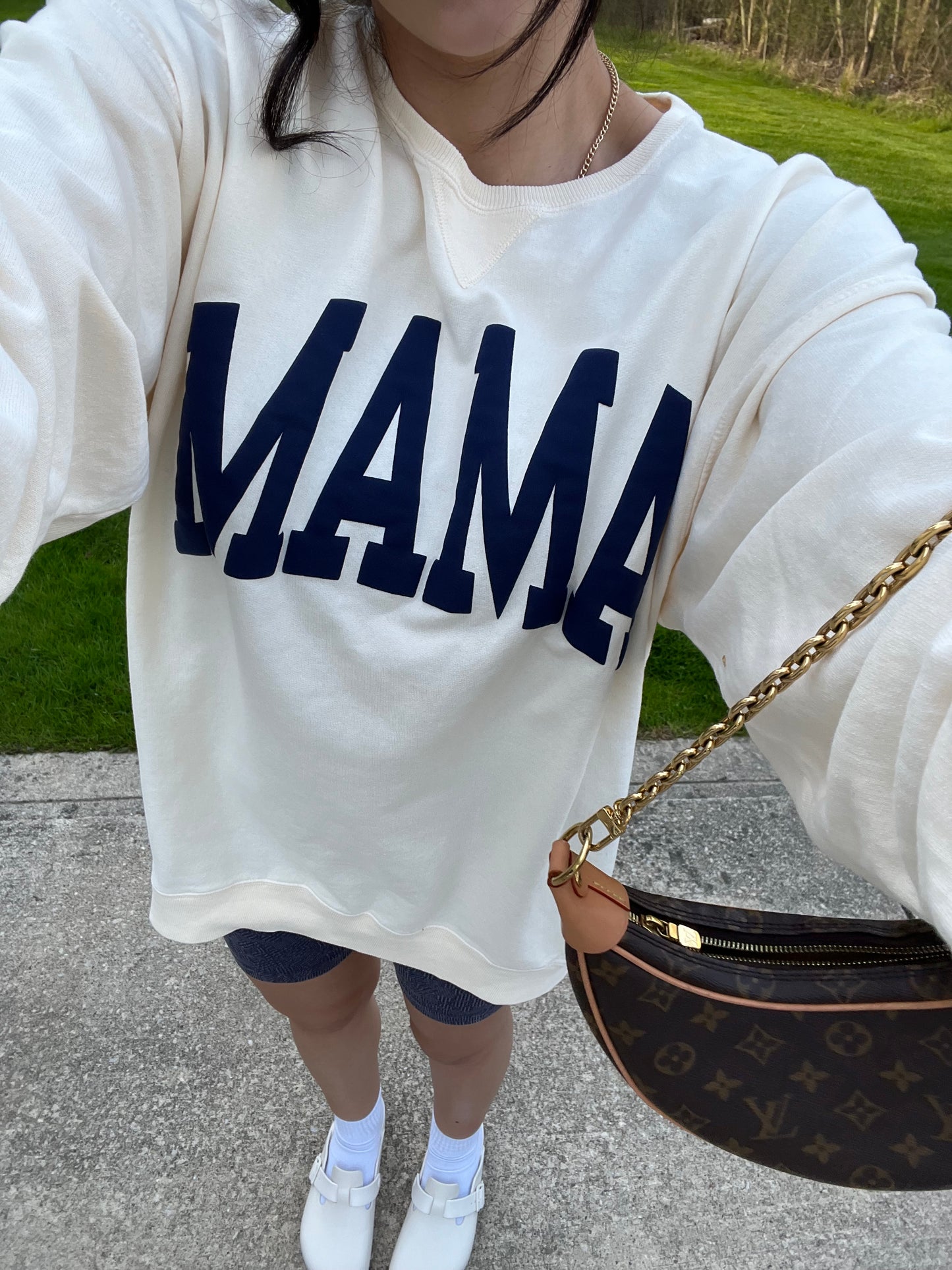 Mama Crewneck- Butter