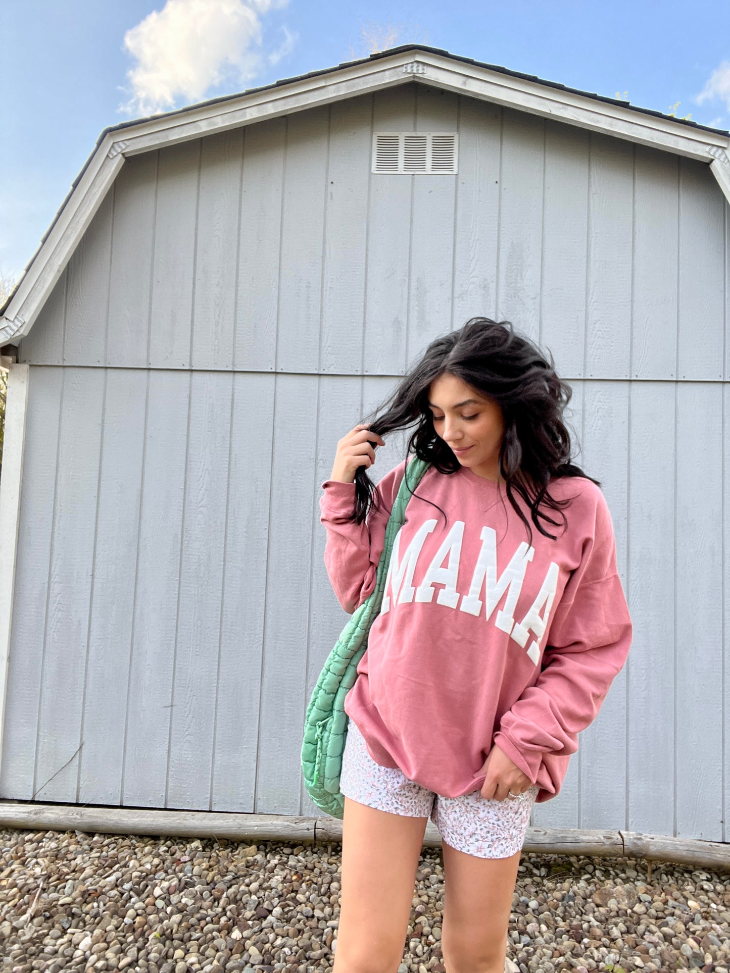 Mama Crewneck- Mauve