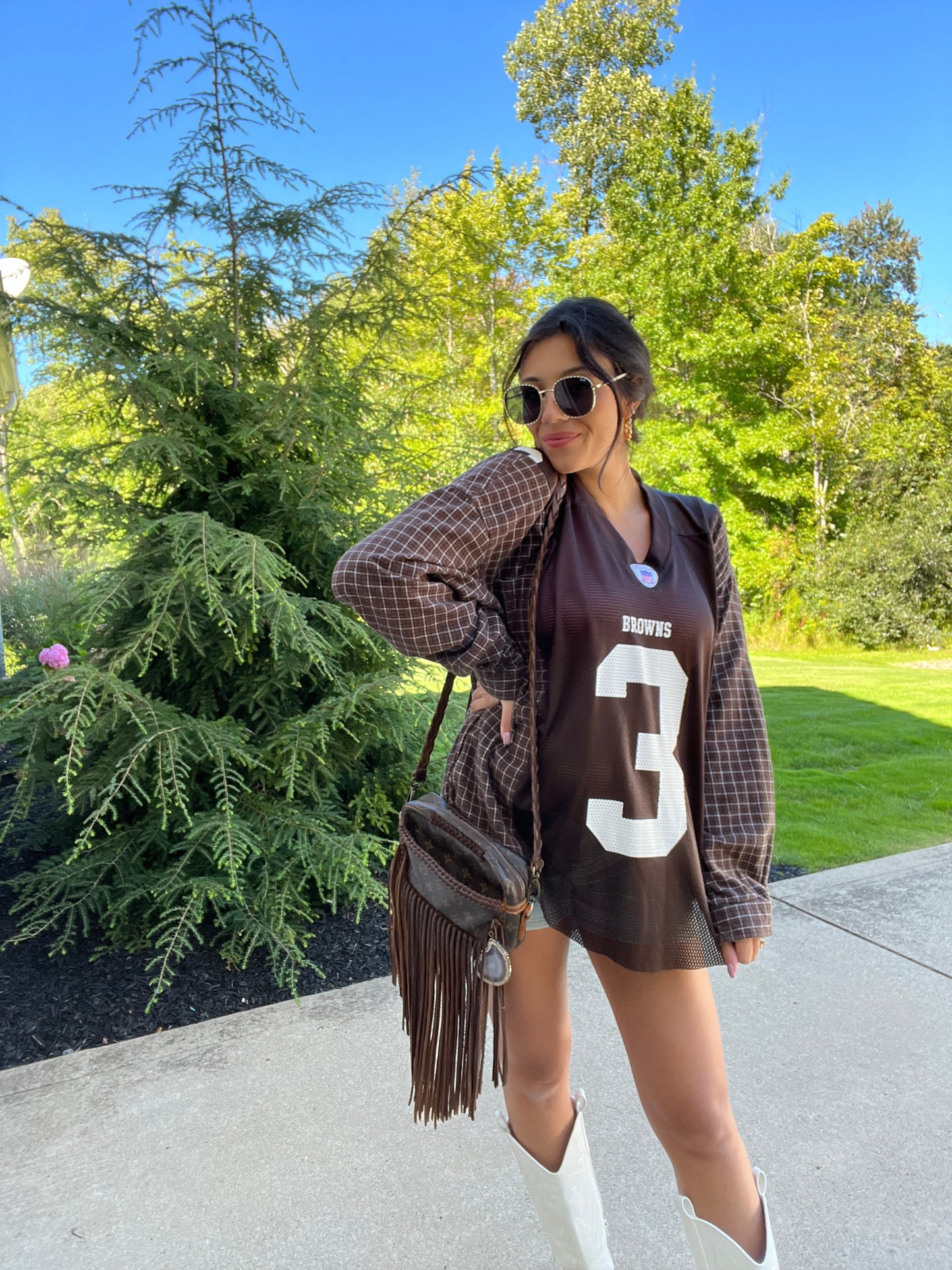 #3 BROWNS JERSEY X FLANNEL