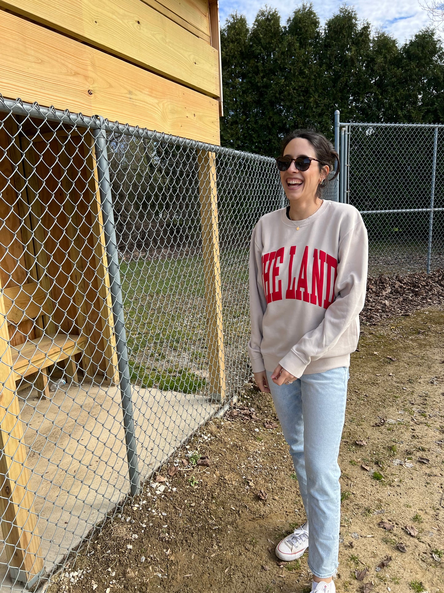 The Land Crewneck- Ivory
