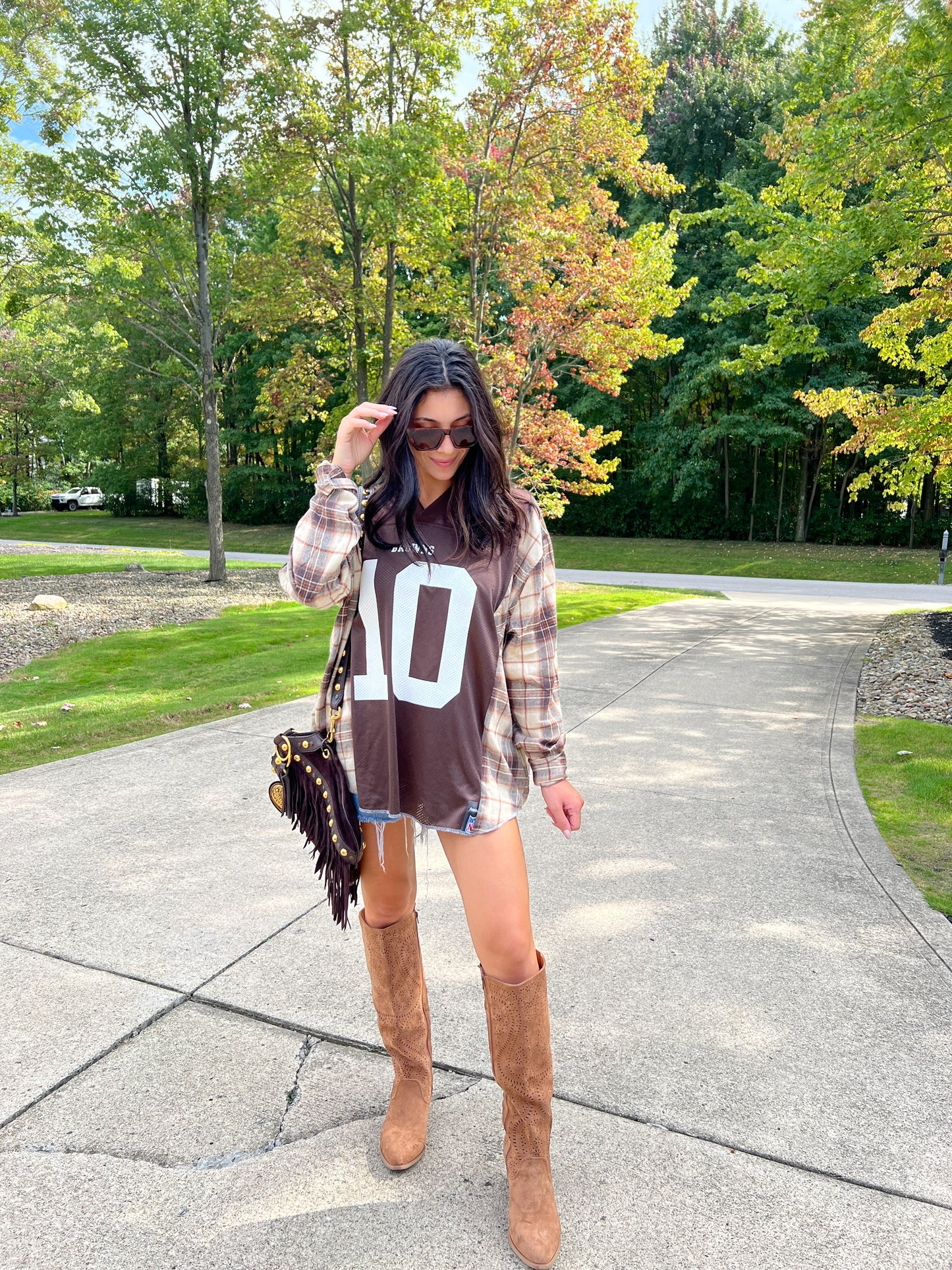 #10 BROWNS JERSEY X FLANNEL