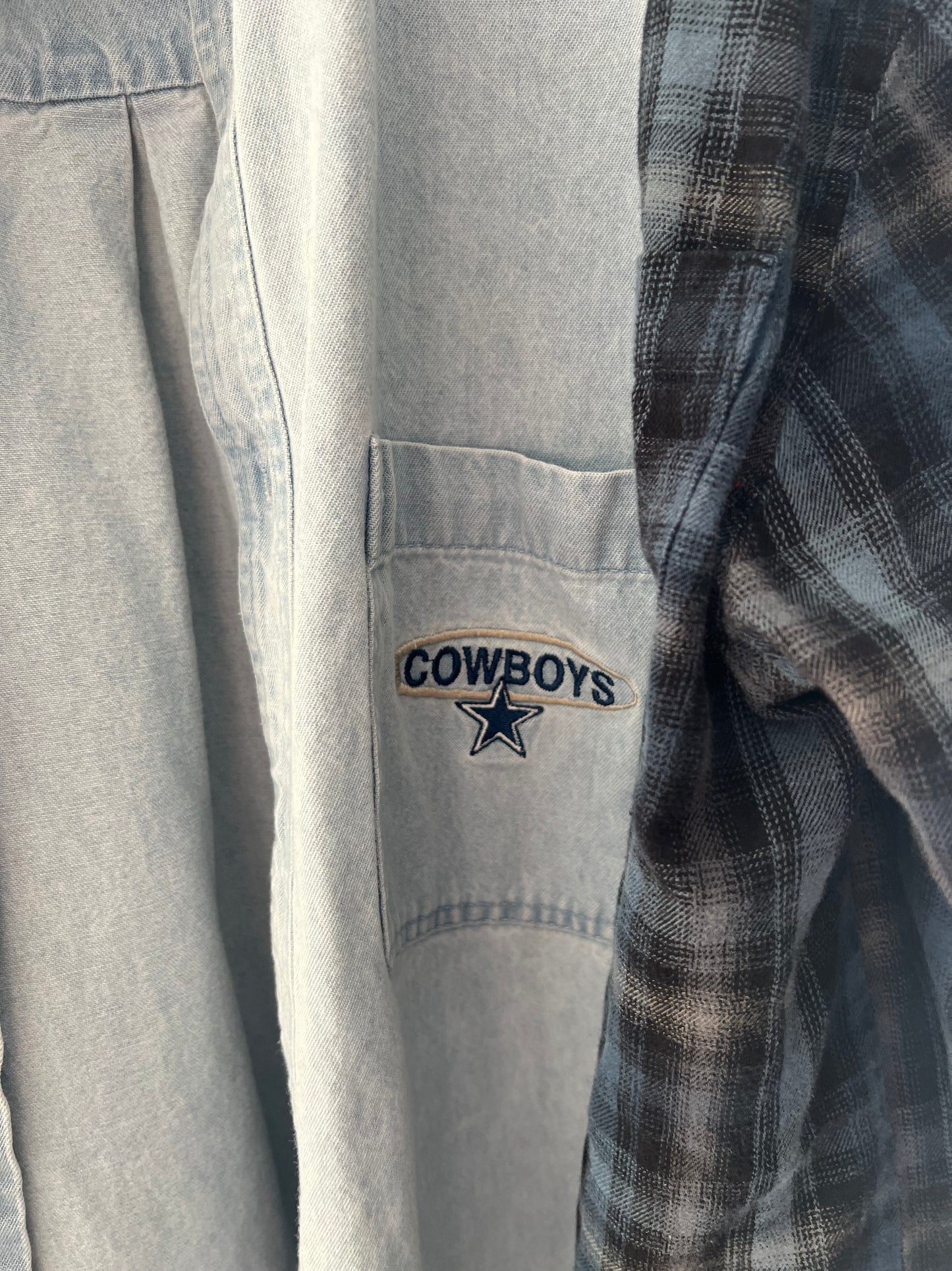 Cowboys Denim Flannel