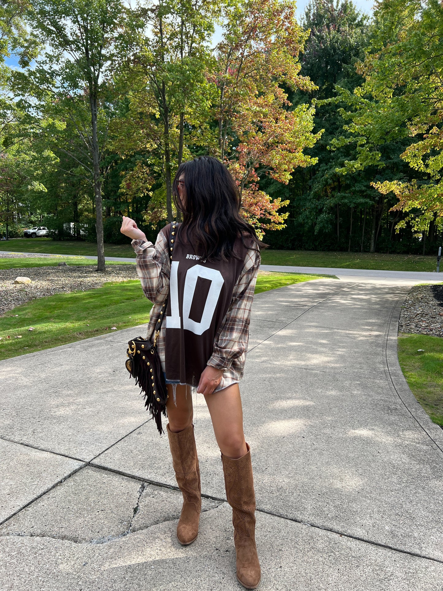 #10 BROWNS JERSEY X FLANNEL