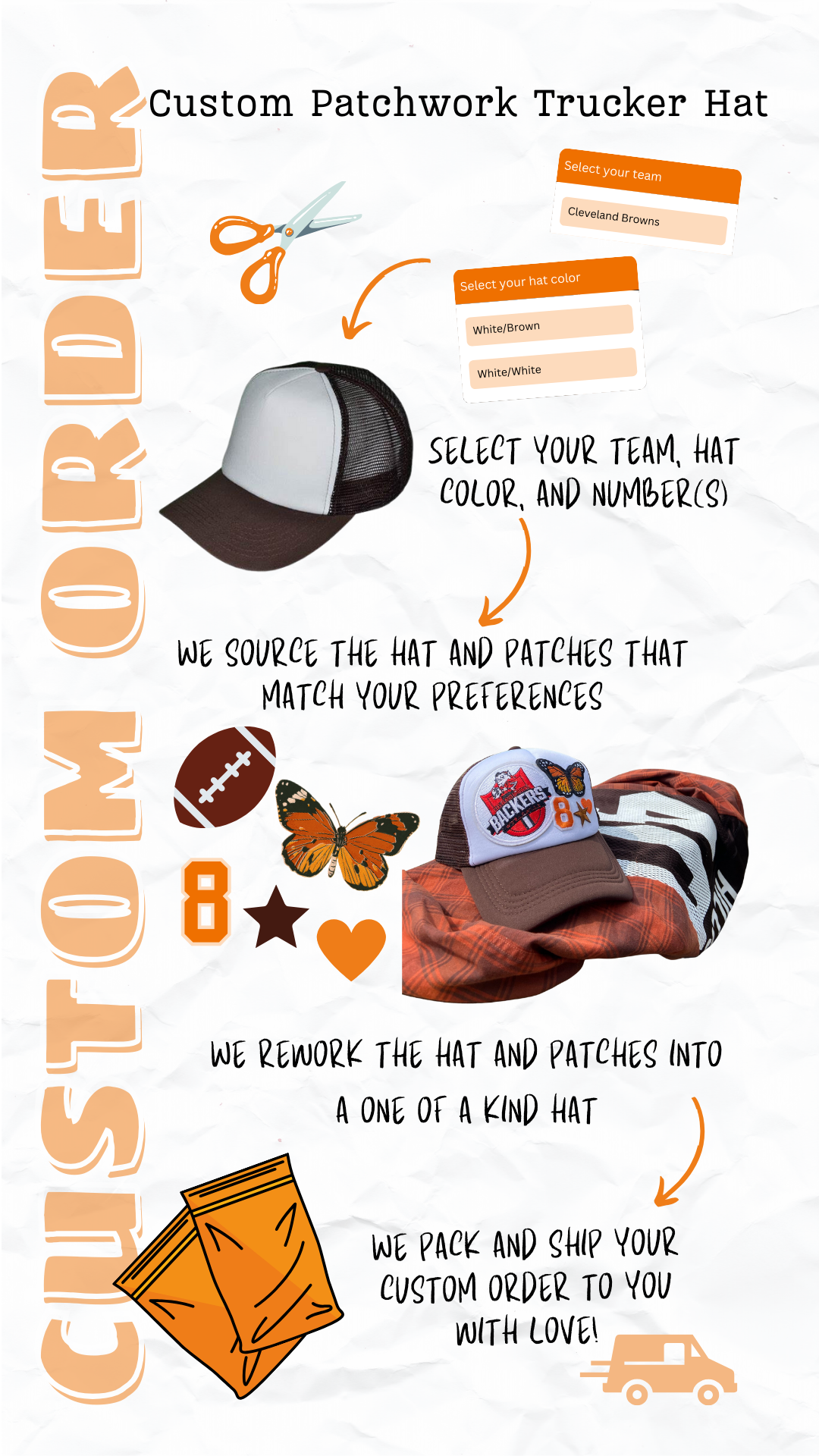 CUSTOM PATCHWORK HAT