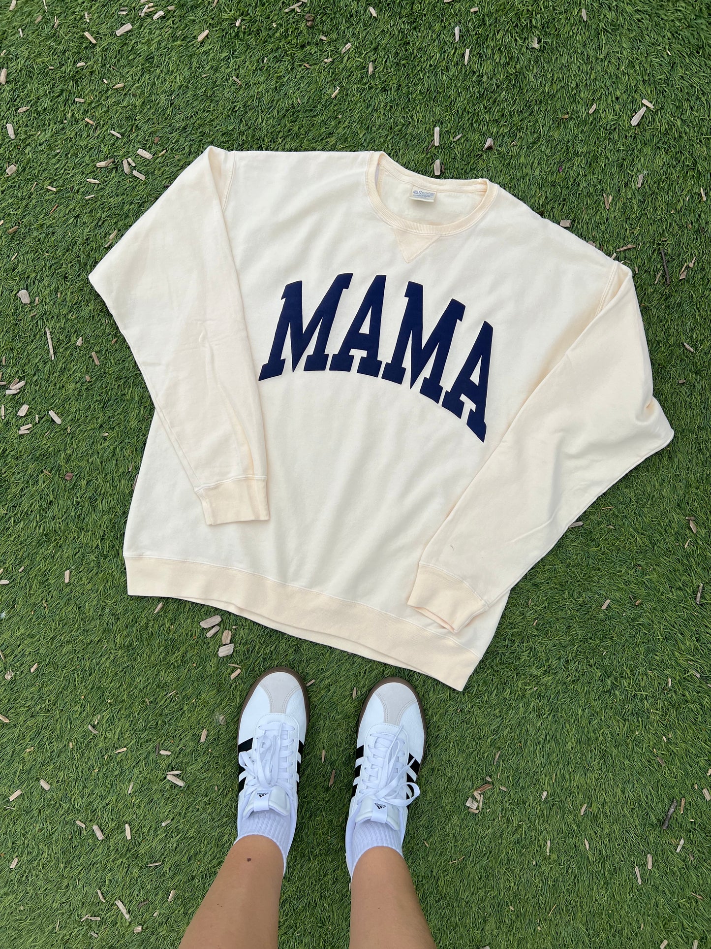 Mama Crewneck- Butter