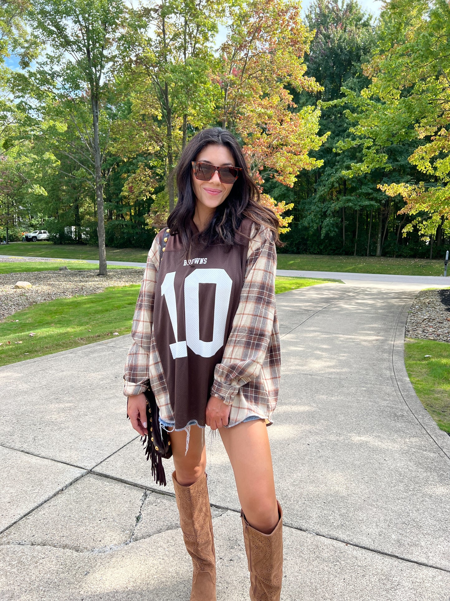 #10 BROWNS JERSEY X FLANNEL