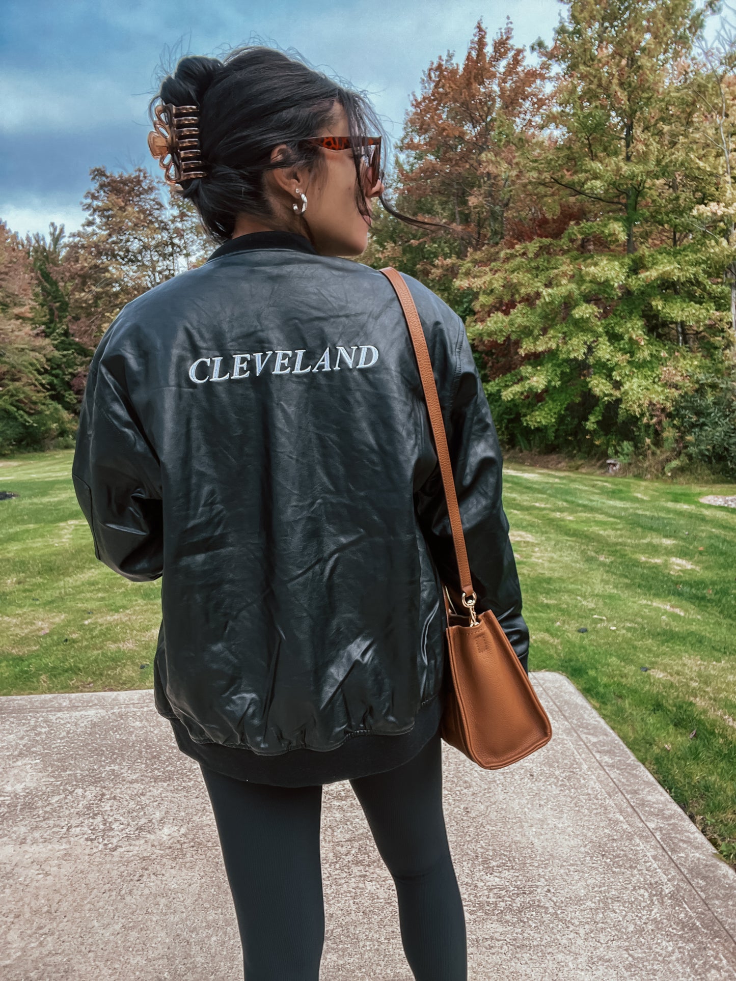 Cleveland Everyday Leather Bomber Jacket