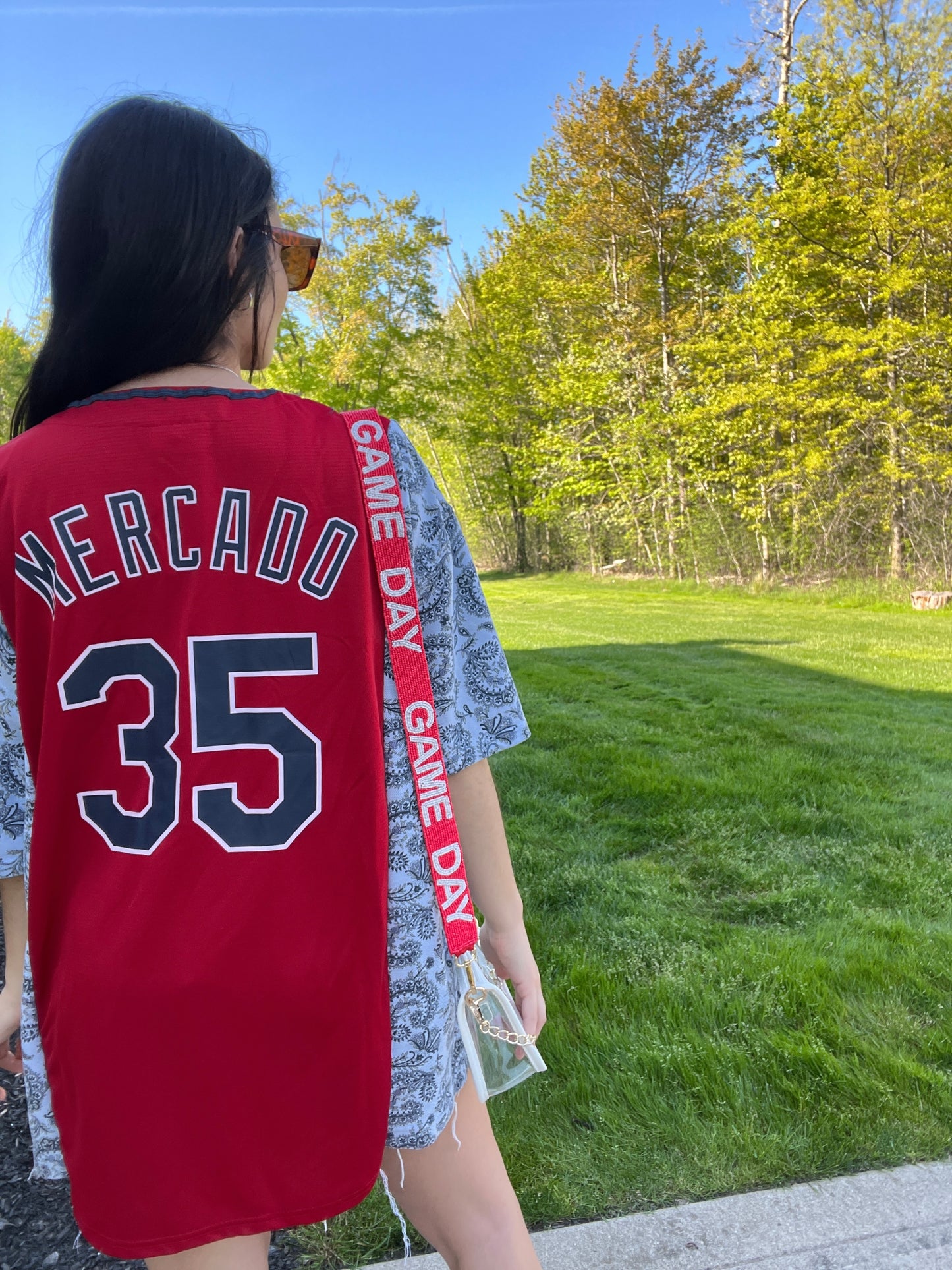 CLE BASEBALL JERSEY X PAISLEY TEE
