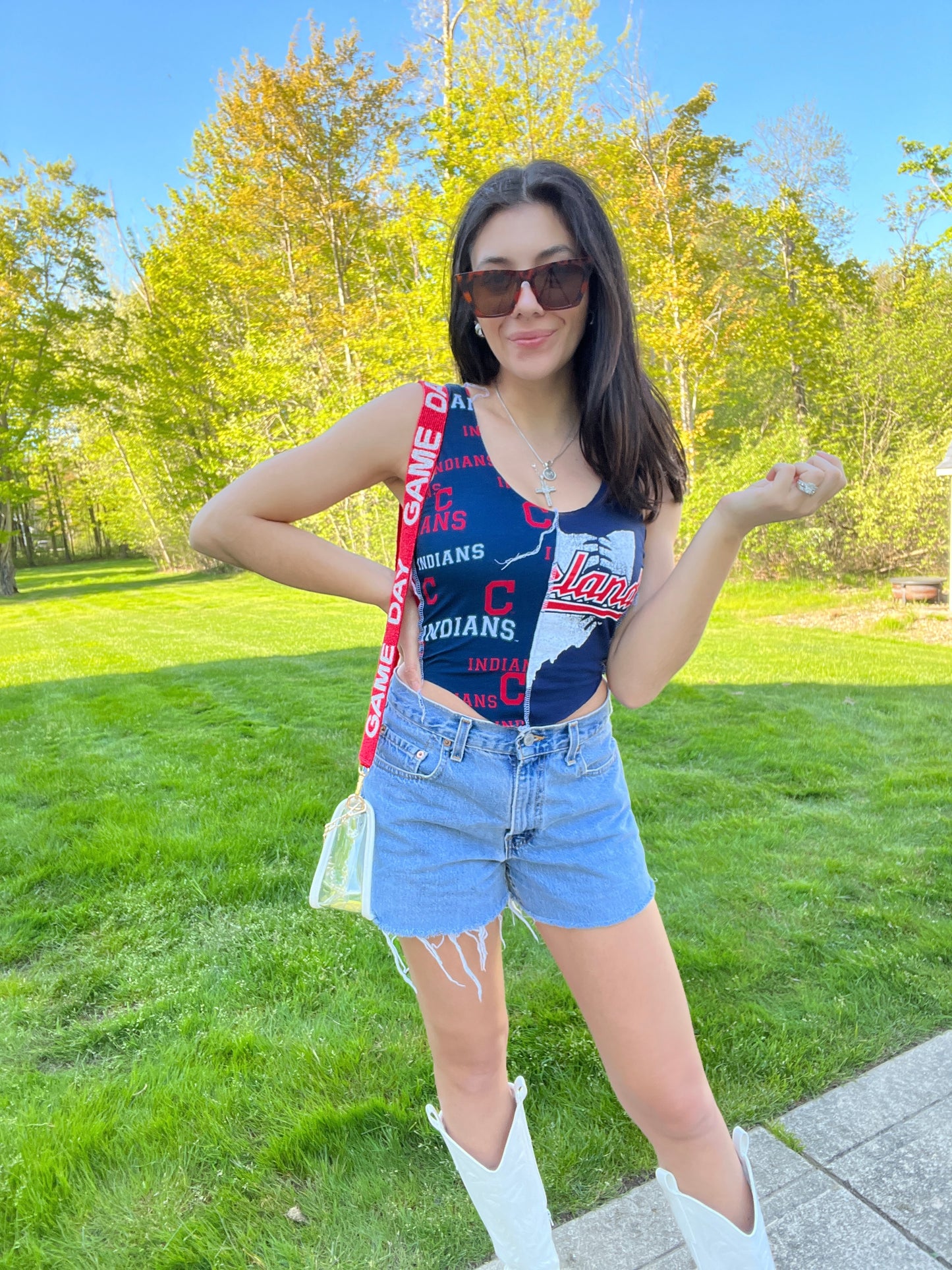 CLE BASEBALL SPLIT TANK