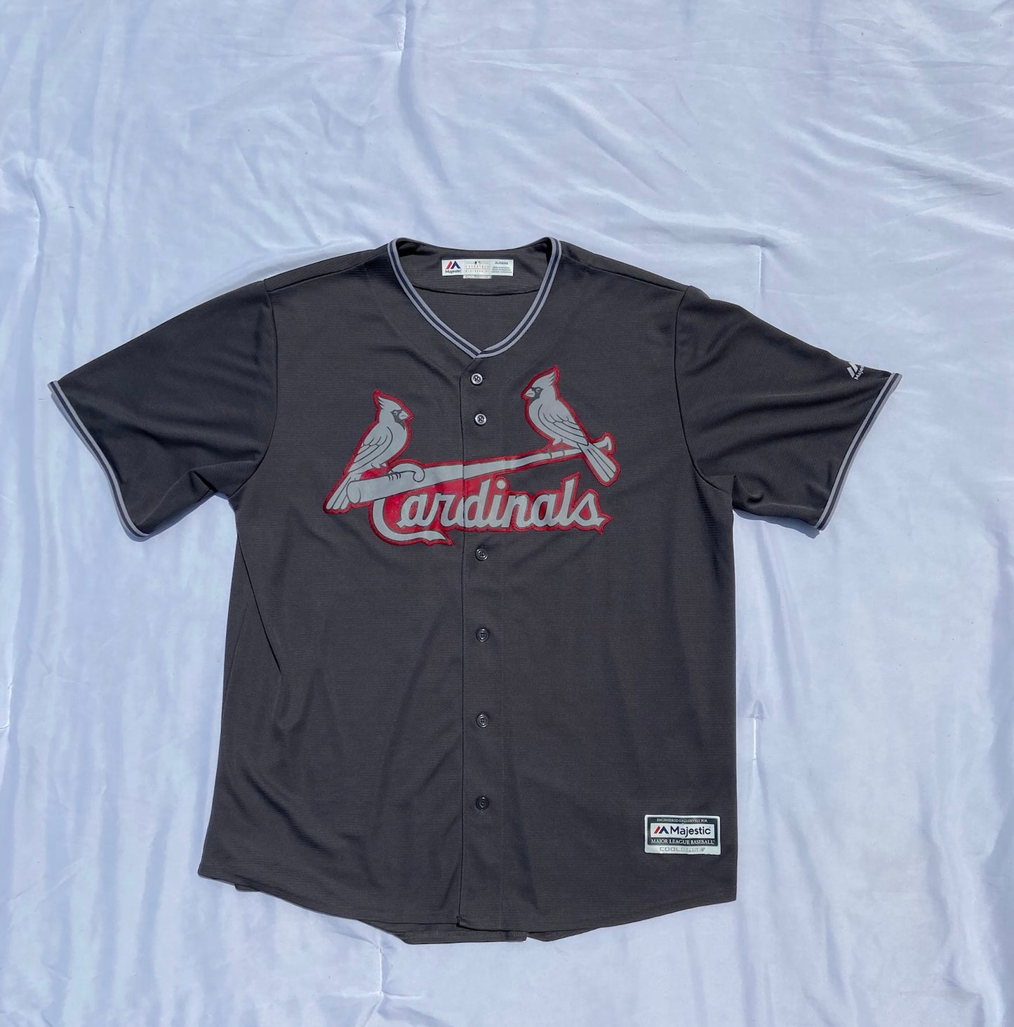 Cardinals Blank Grey Jersey- MTO