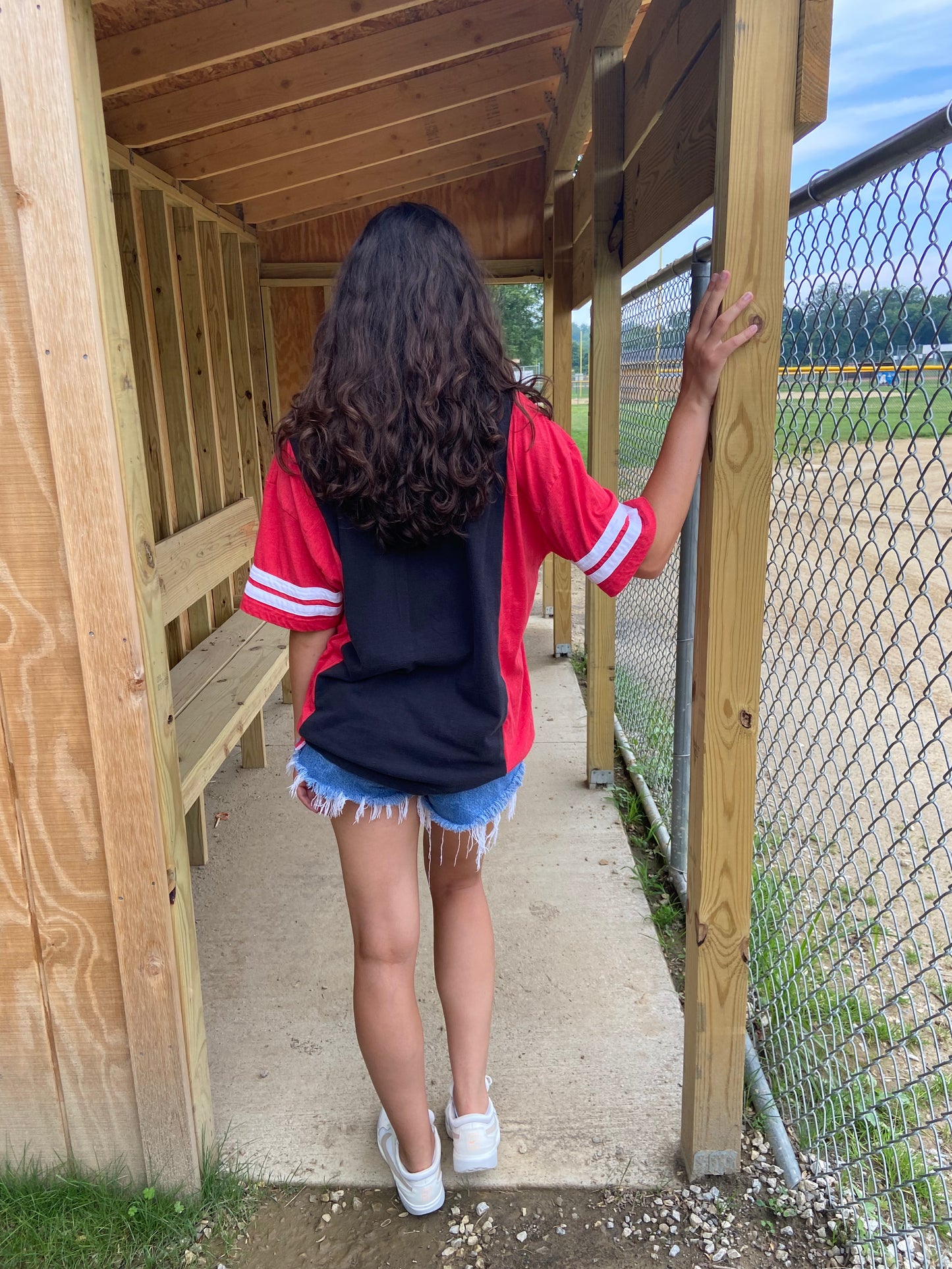 VINTAGE INDIANS TEE X JERSEY SLEEVES