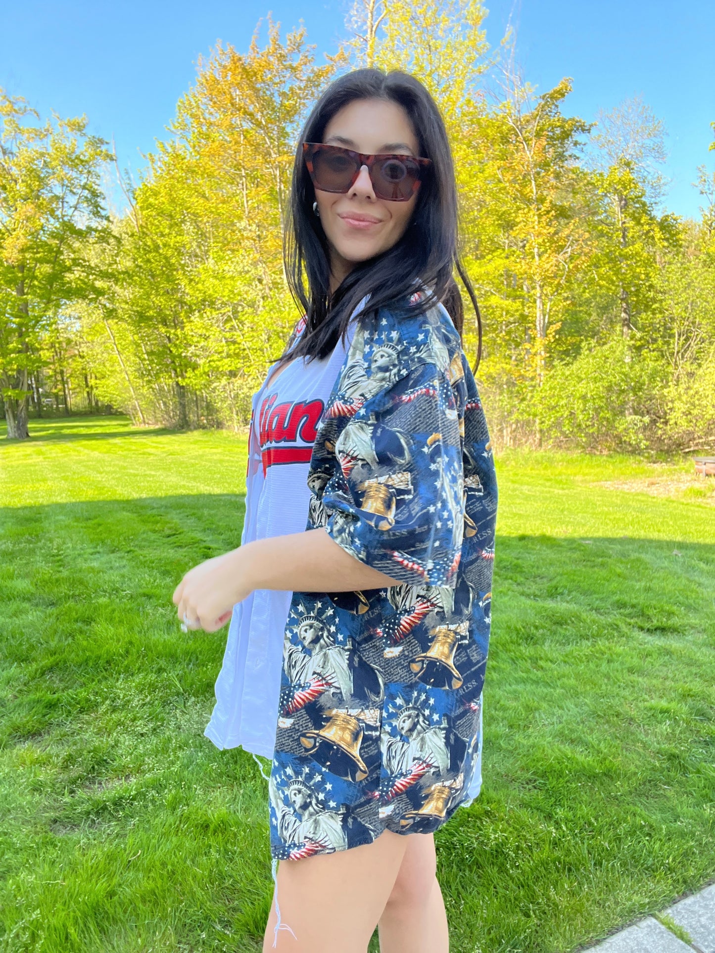JERSEY X PATRIOTIC TEE