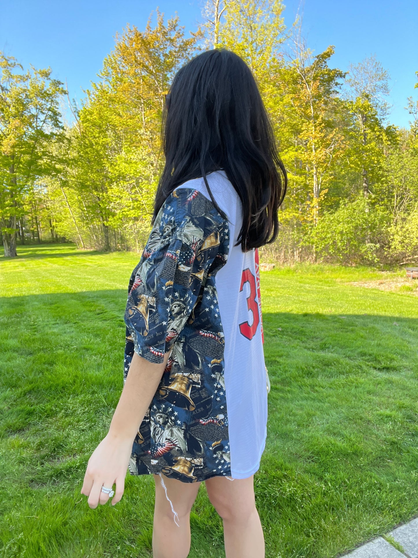 JERSEY X PATRIOTIC TEE