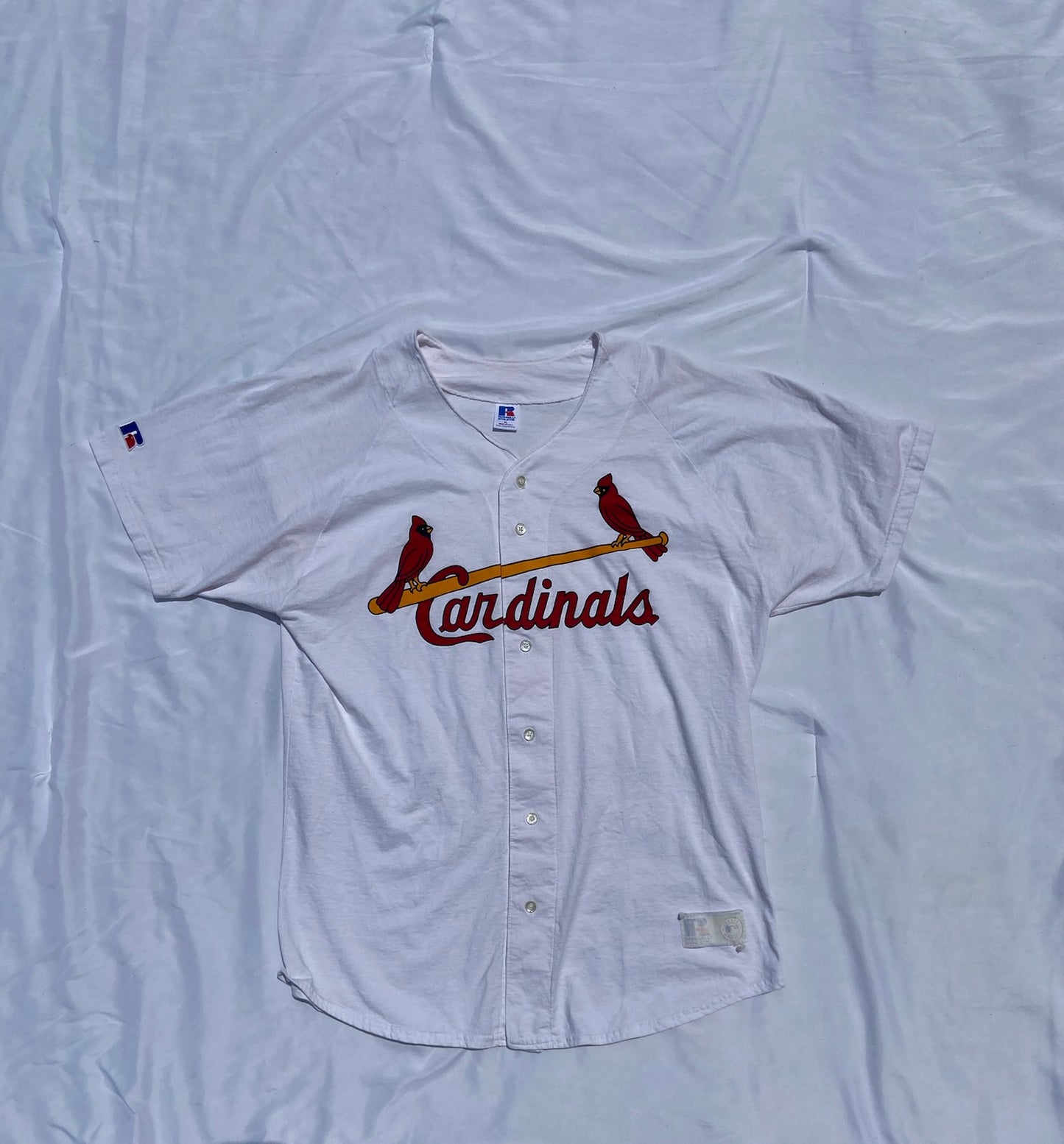 Cardinals Blank White Jersey- MTO