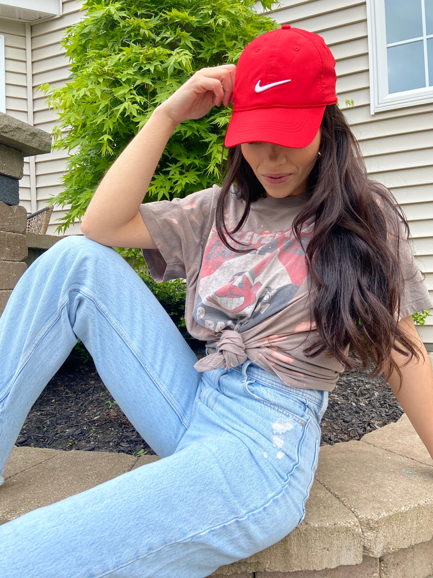 VINTAGE STYLE INDIANS TEE