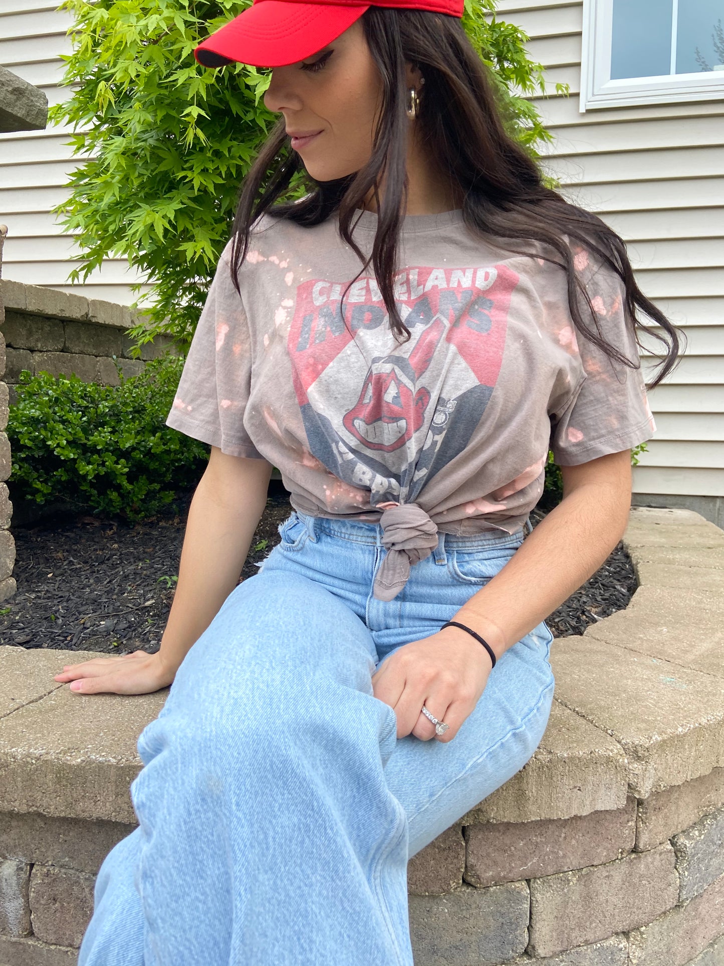 VINTAGE STYLE INDIANS TEE