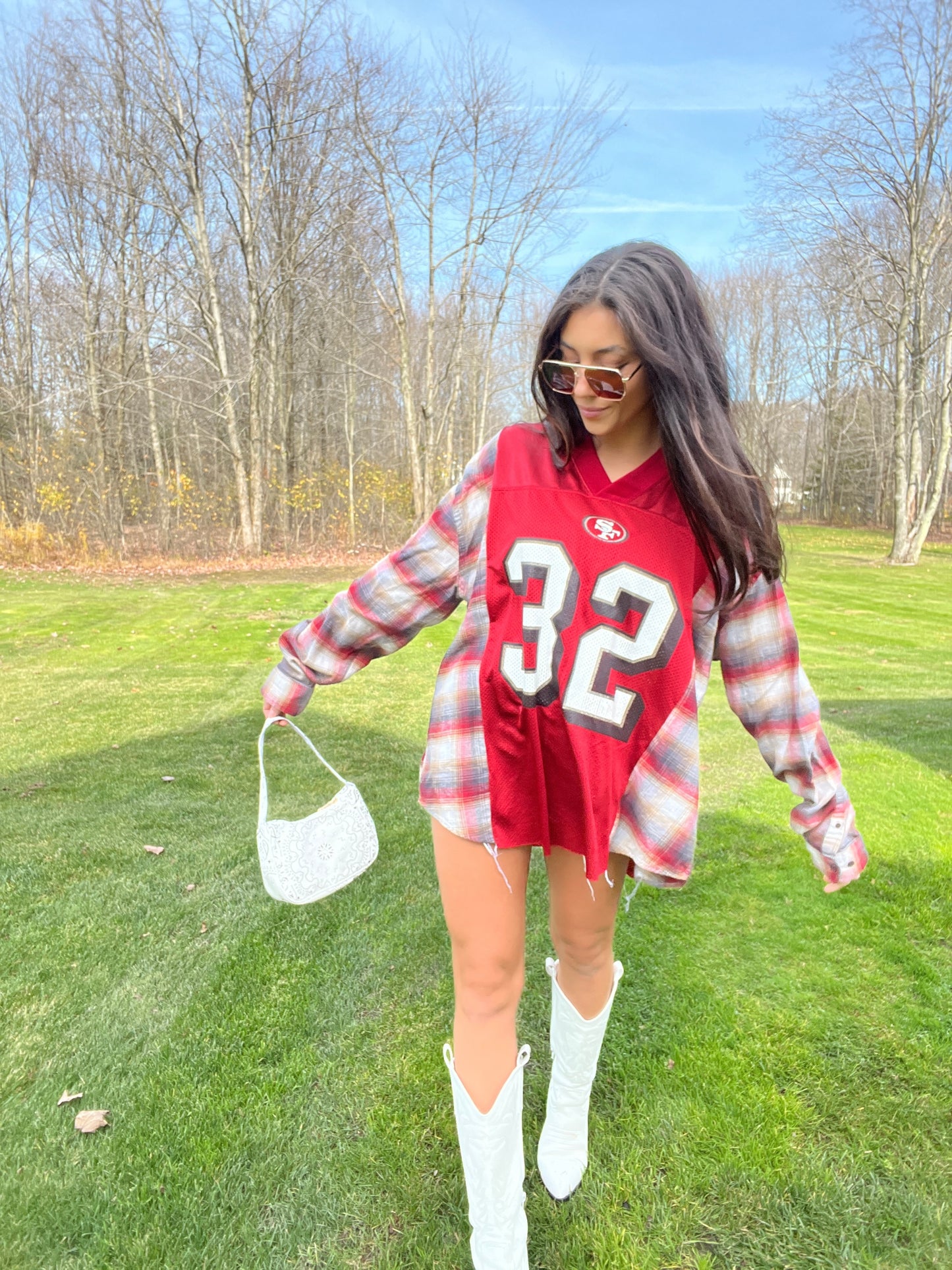 #32 BARLOW 49ERS JERSEY X FLANNEL