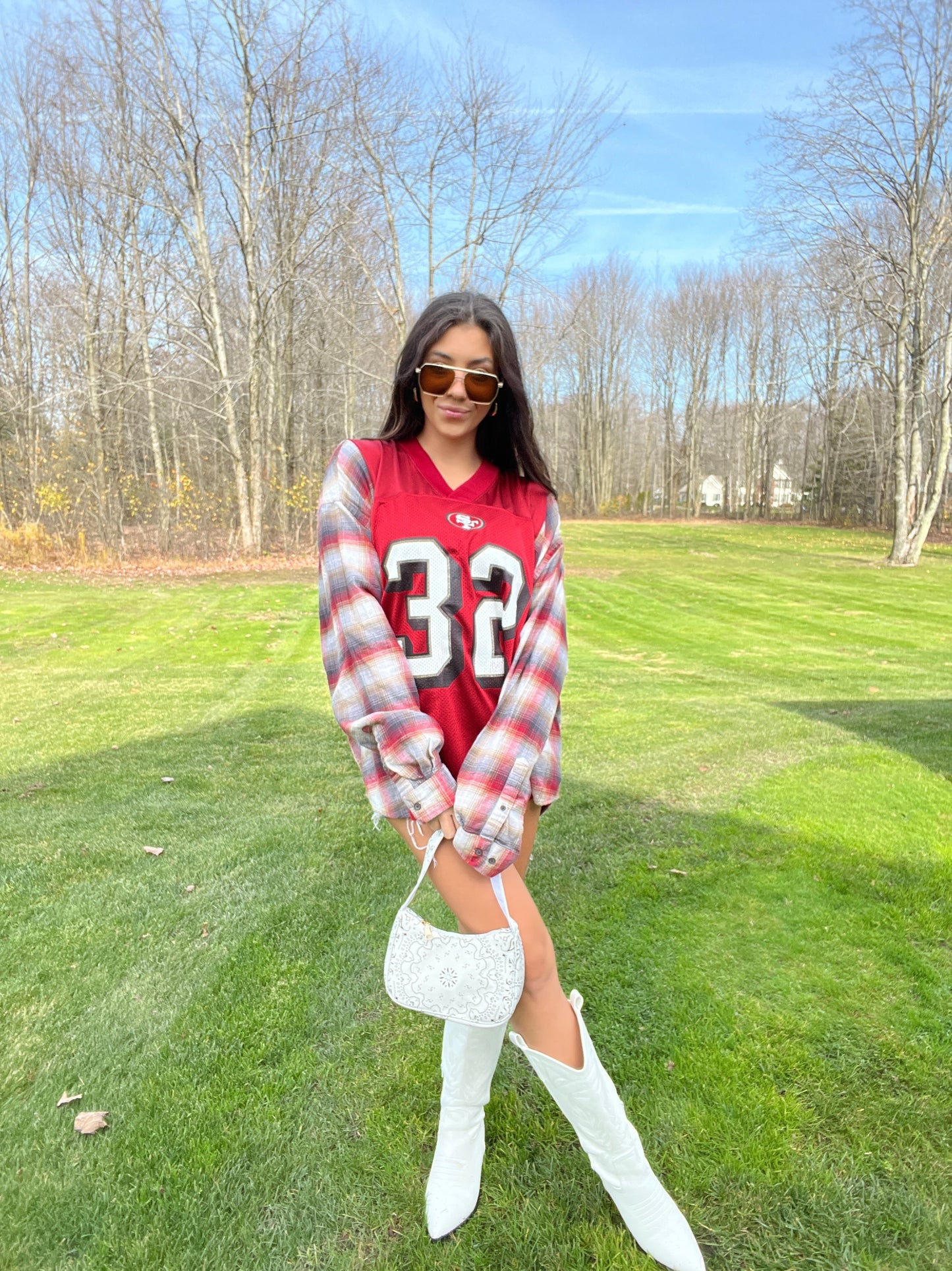#32 BARLOW 49ERS JERSEY X FLANNEL