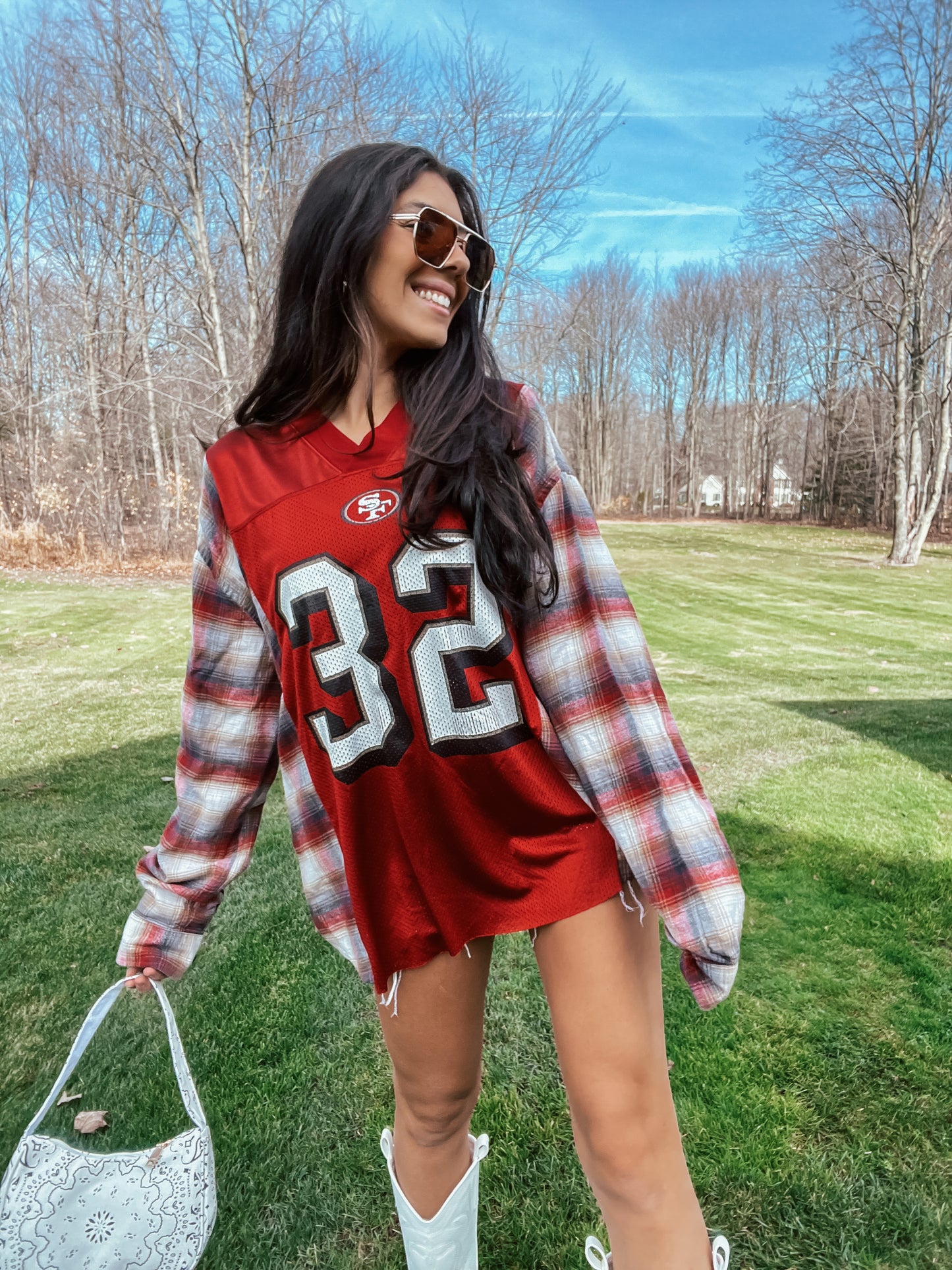 #32 BARLOW 49ERS JERSEY X FLANNEL