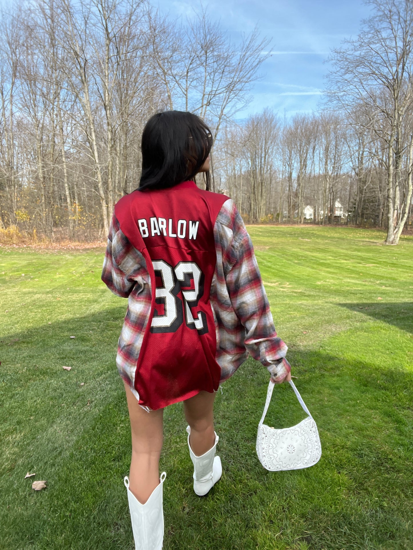 #32 BARLOW 49ERS JERSEY X FLANNEL