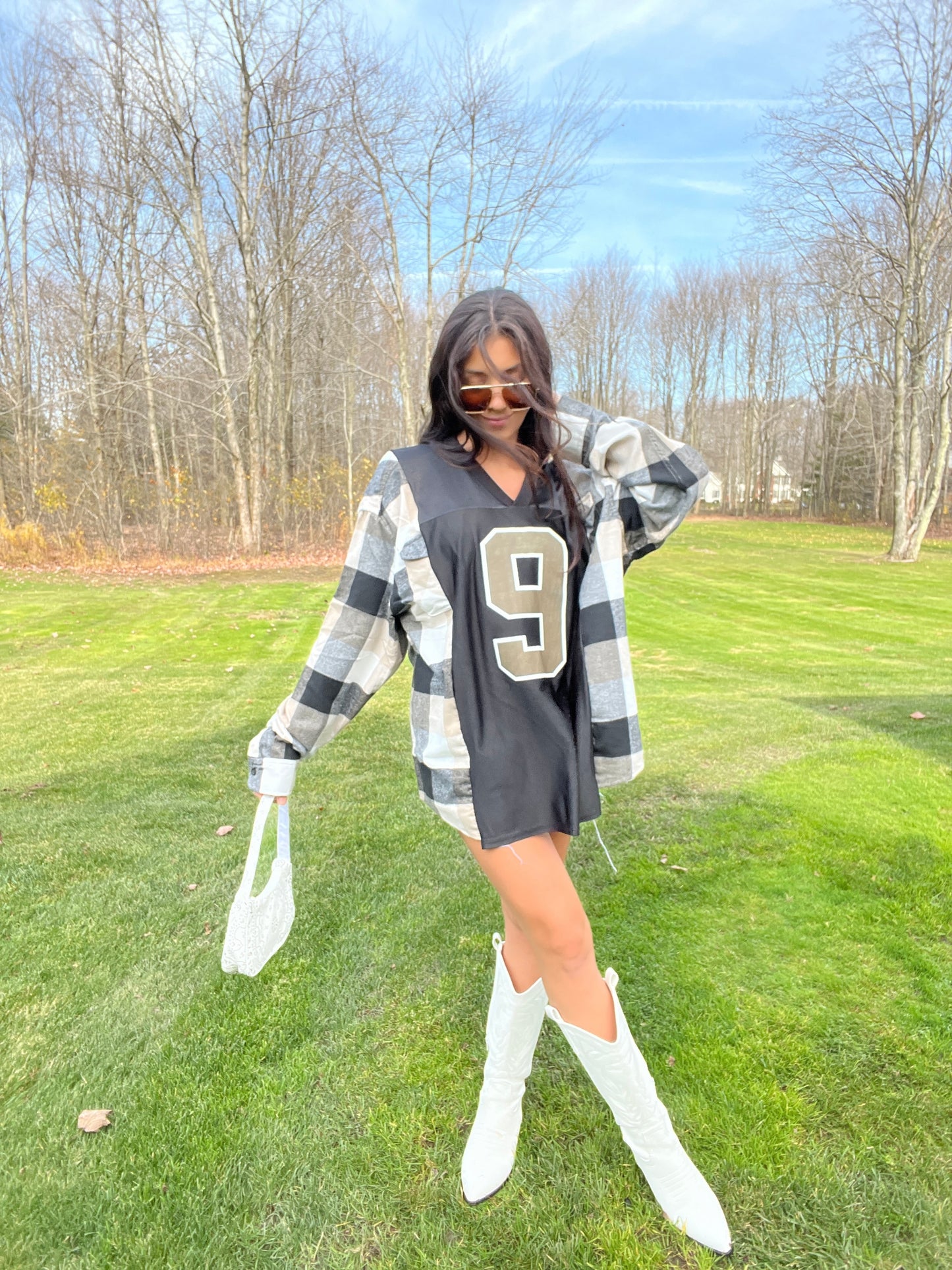 #9 BREES SAINTS JERSEY X FLANNEL
