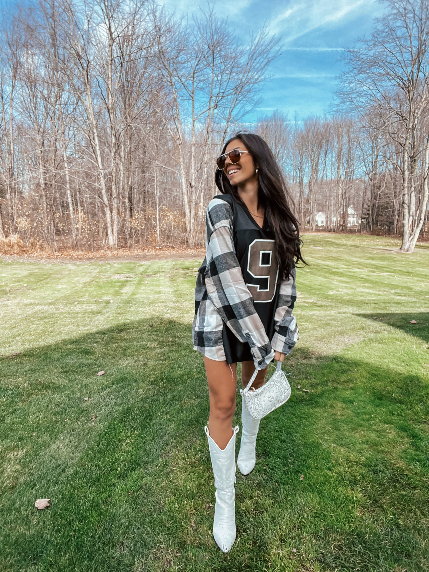 #9 BREES SAINTS JERSEY X FLANNEL