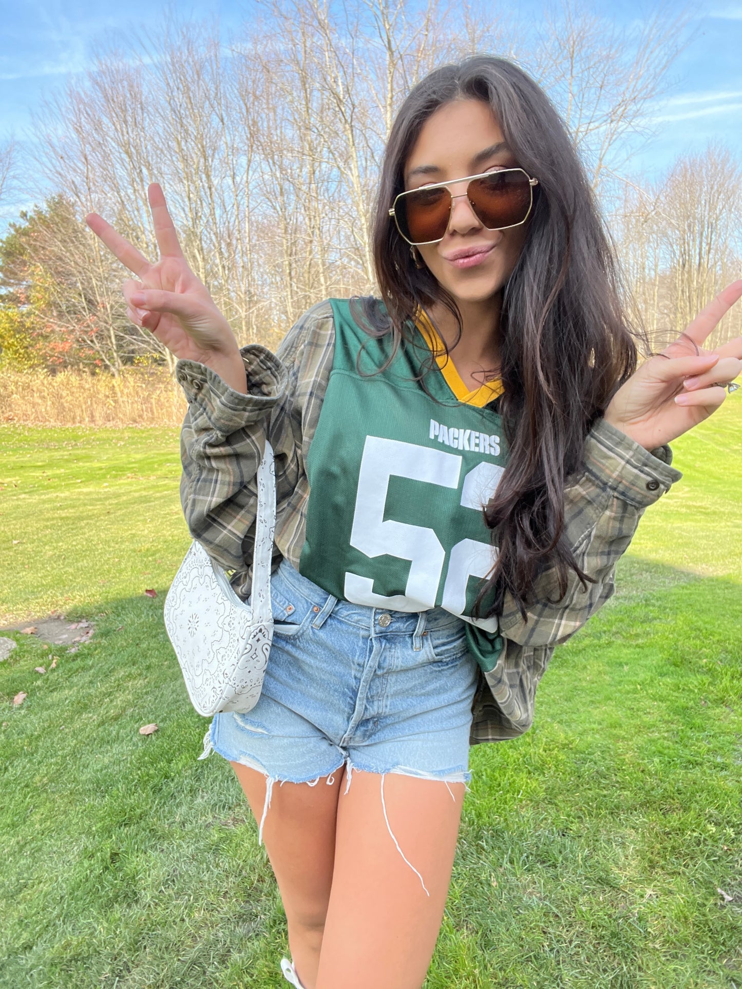 #52 MATTHEWS GREENBAY JERSEY X FLANNEL