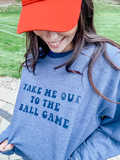 TAKE ME OUT TO THE BALLGAME CREWNECK
