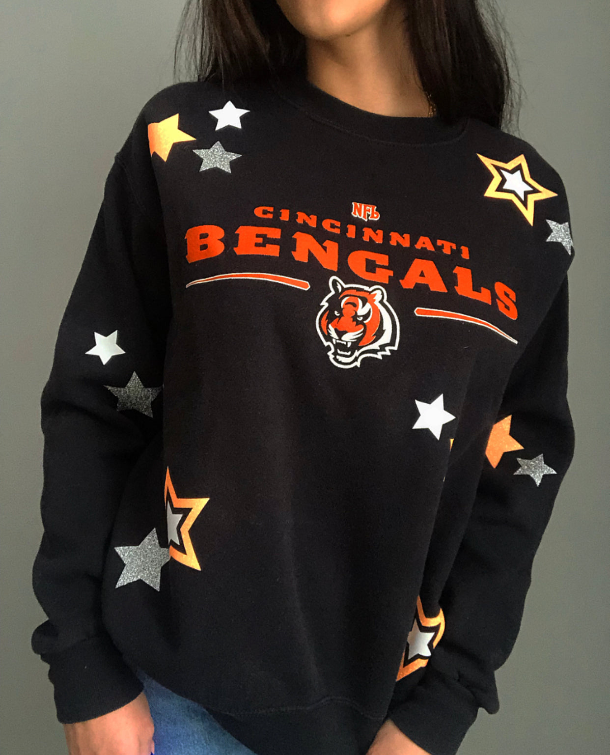 BENGALS STARRY VINTAGE CREWNECK