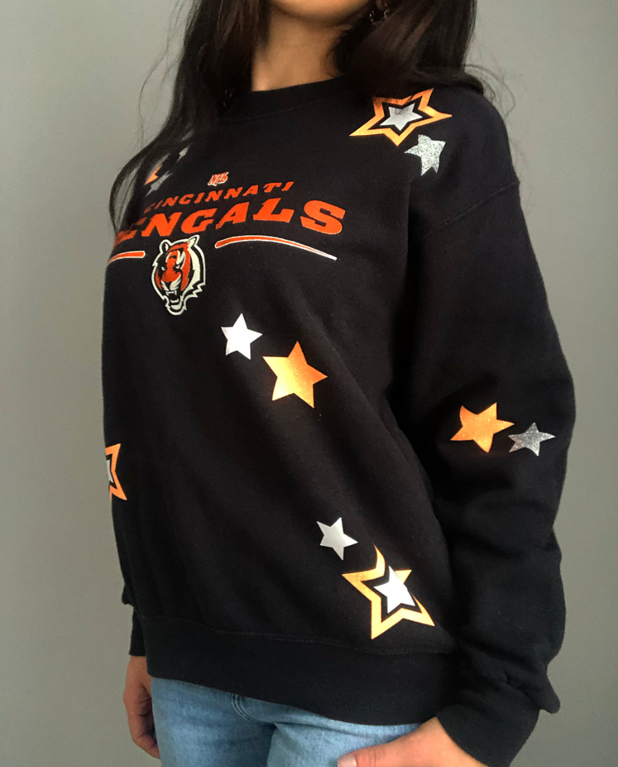 BENGALS STARRY VINTAGE CREWNECK