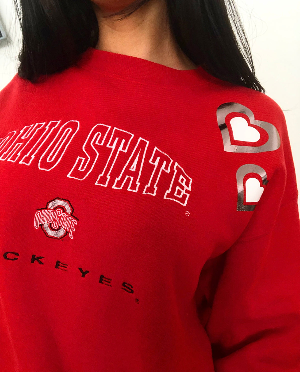 OSU HEARTS CREWNECK