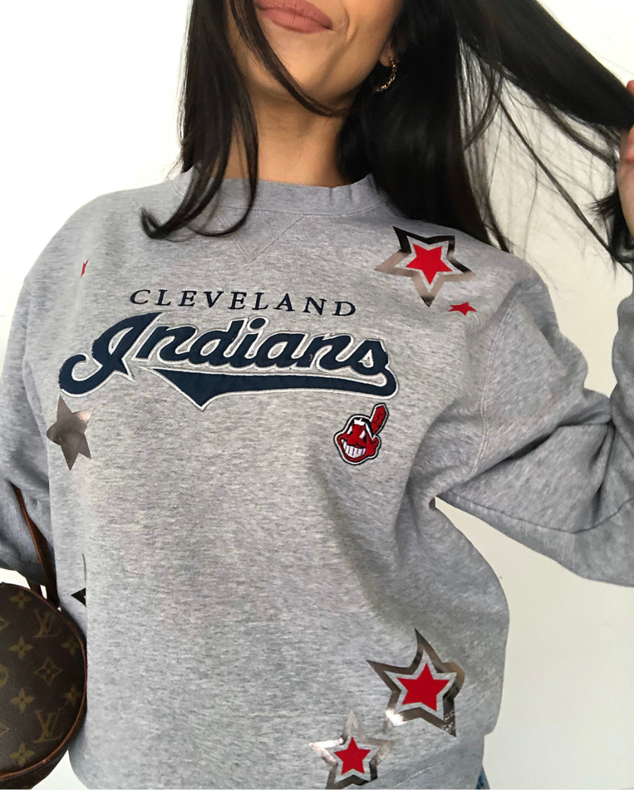 INDIANS STARRY VINTAGE CREWNECK