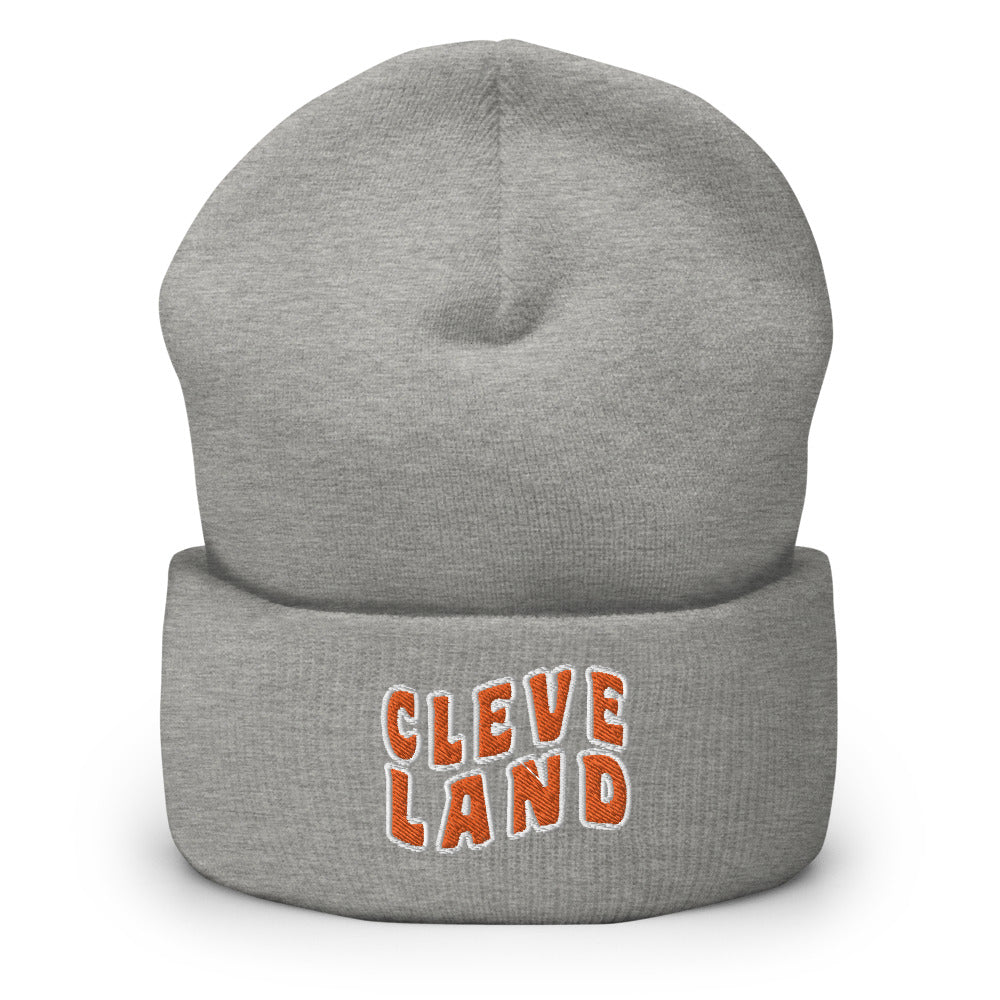 CLEVELAND STACKED CUFFED BEANIE